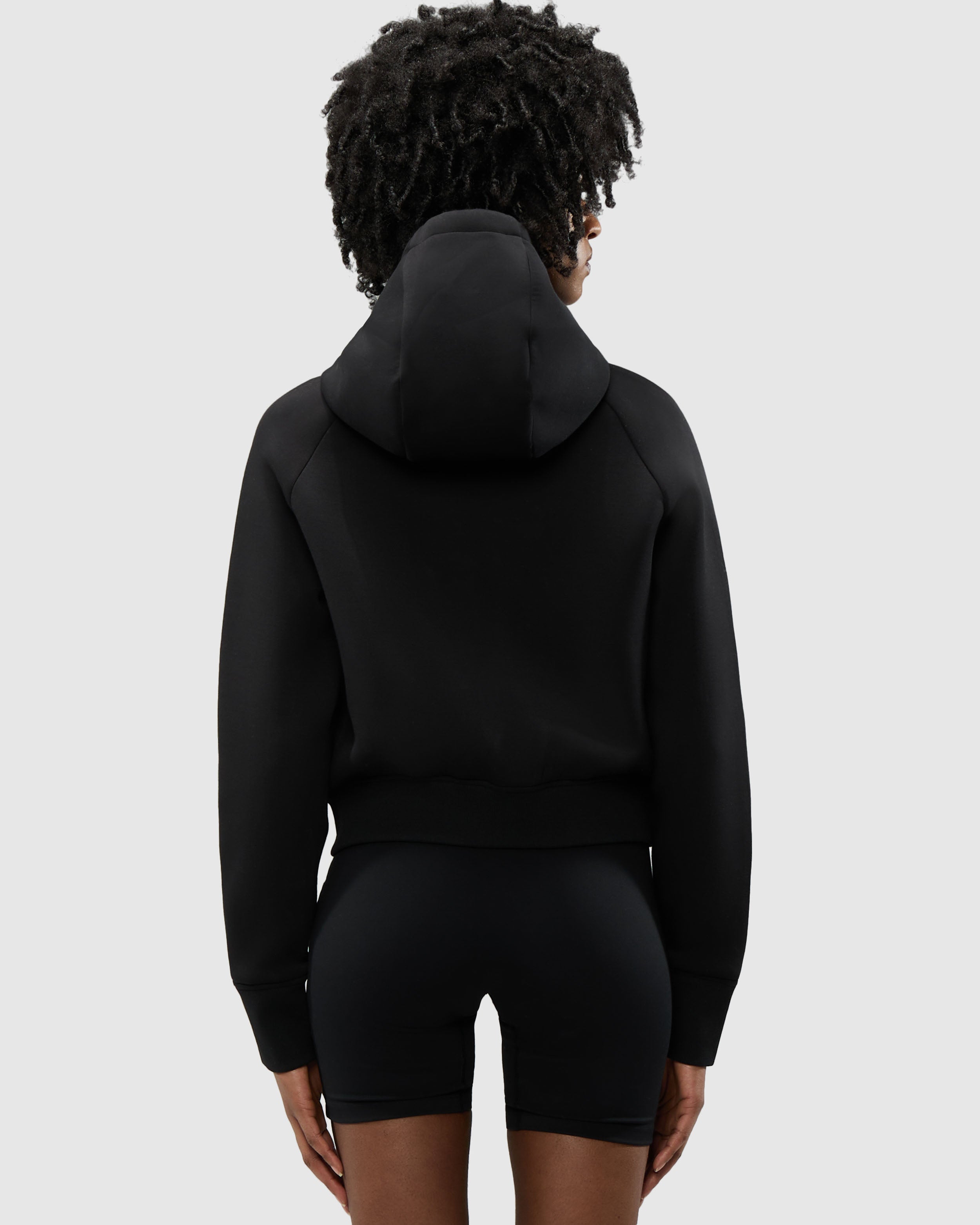 Sorlin Hybrid Insulated Bomber Jacket with Removable Hood