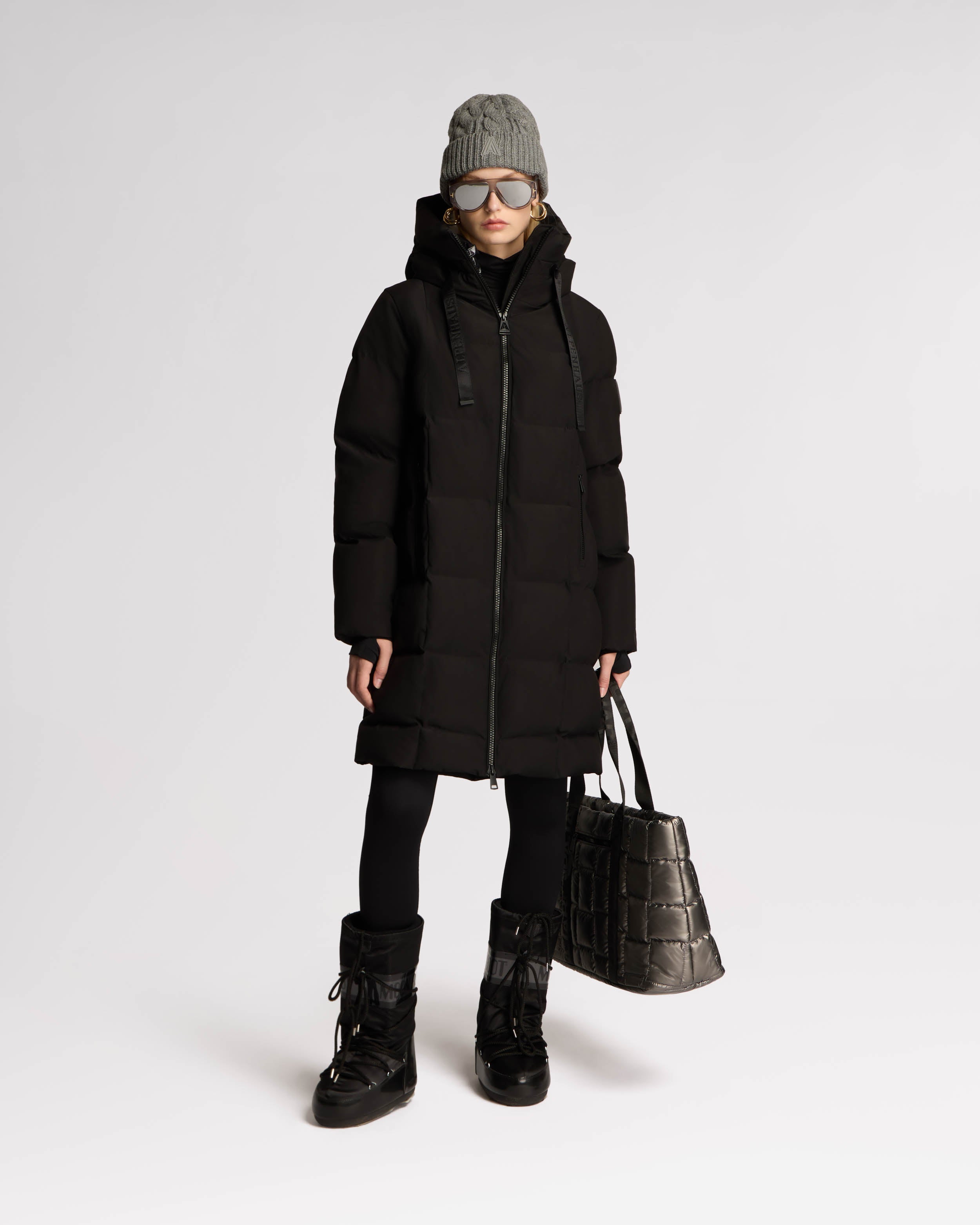 Cluze Mid-Length Puffer with Square Quilting – Alpenhaus