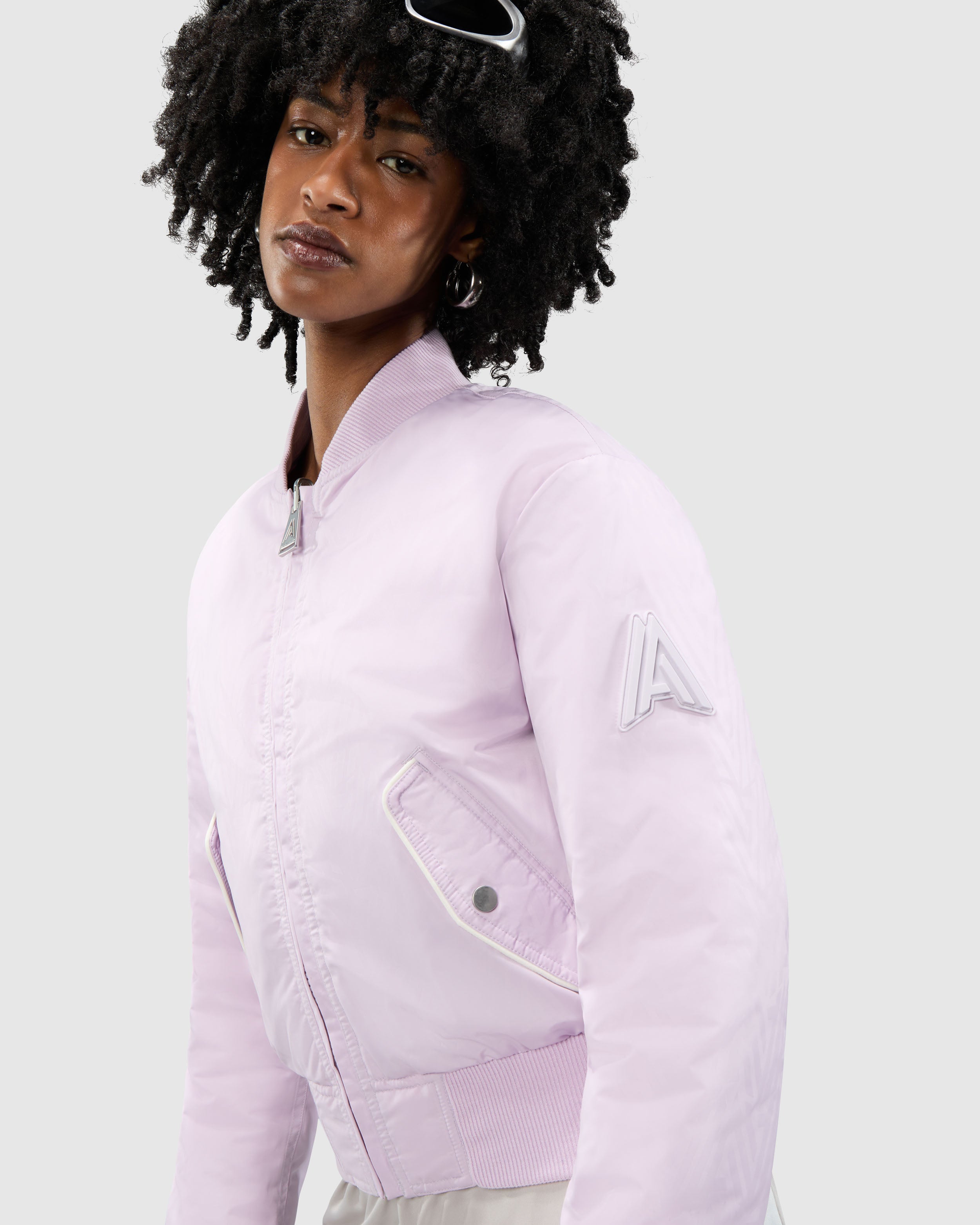 Cluza Reversible Quilted Bomber Jacket