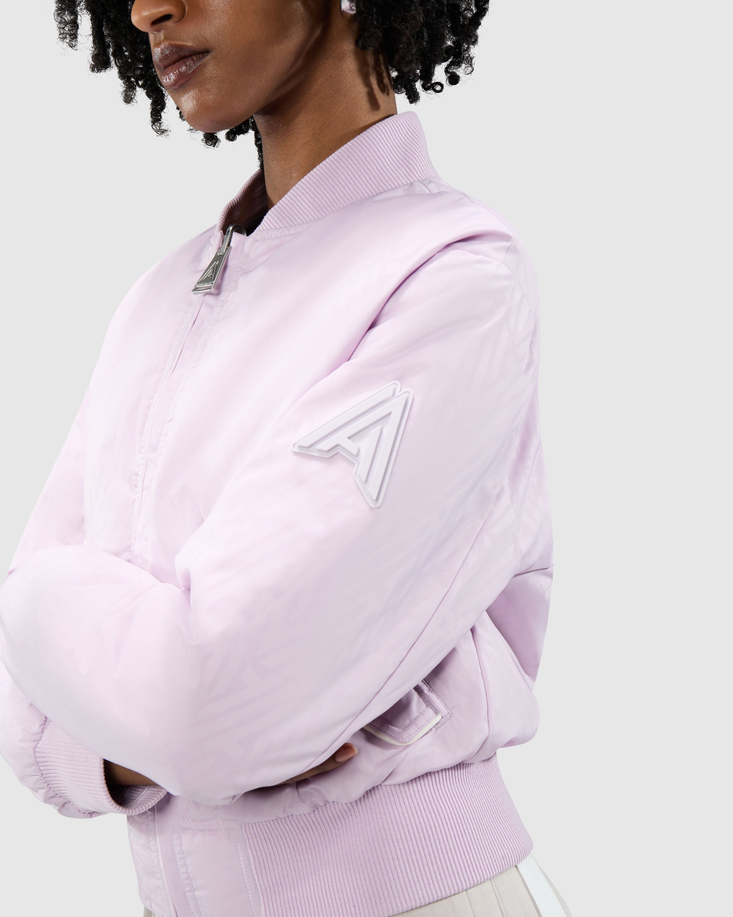 Cluza Reversible Quilted Bomber Jacket