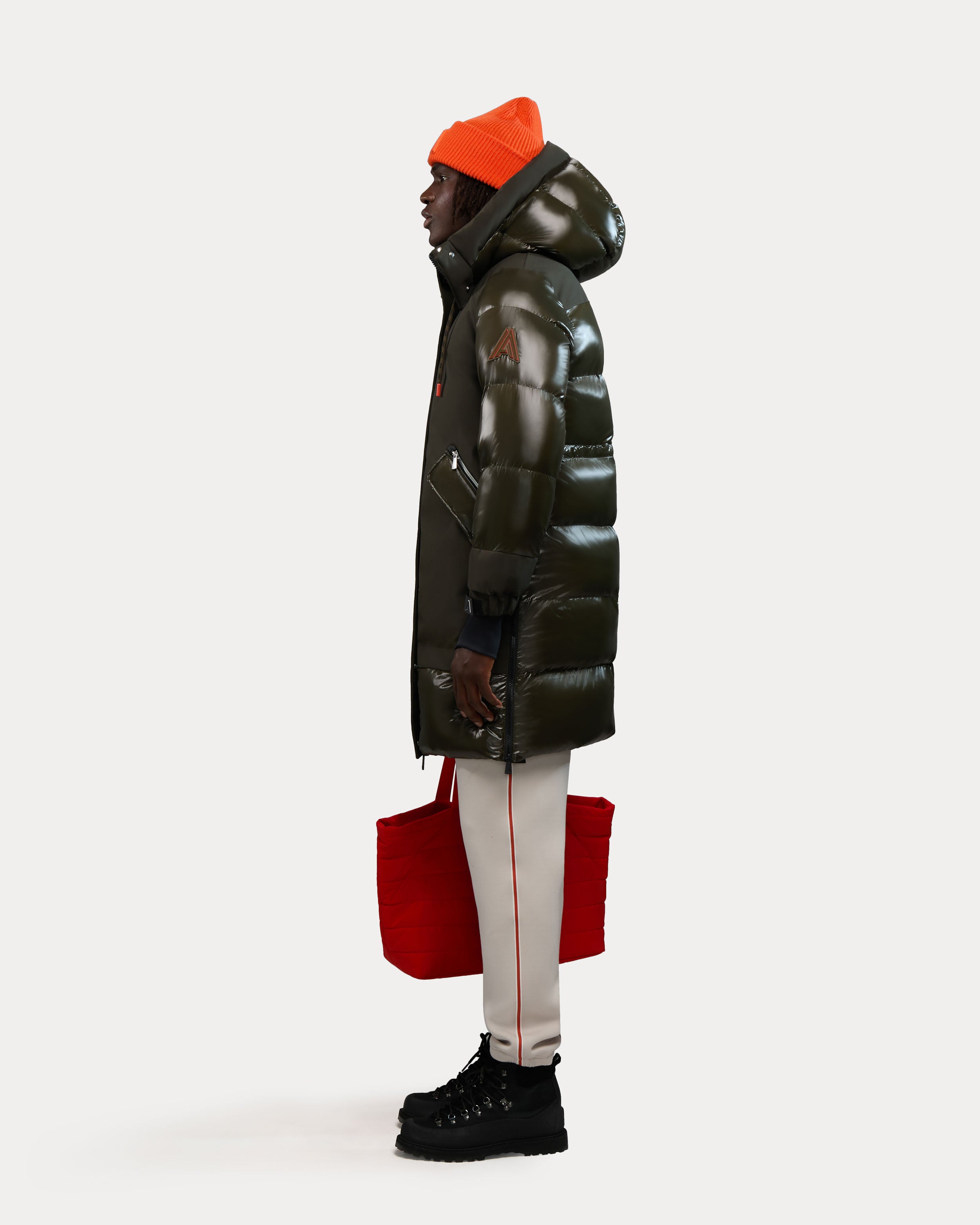 Brière Unisex Mixed media Puffer Parka