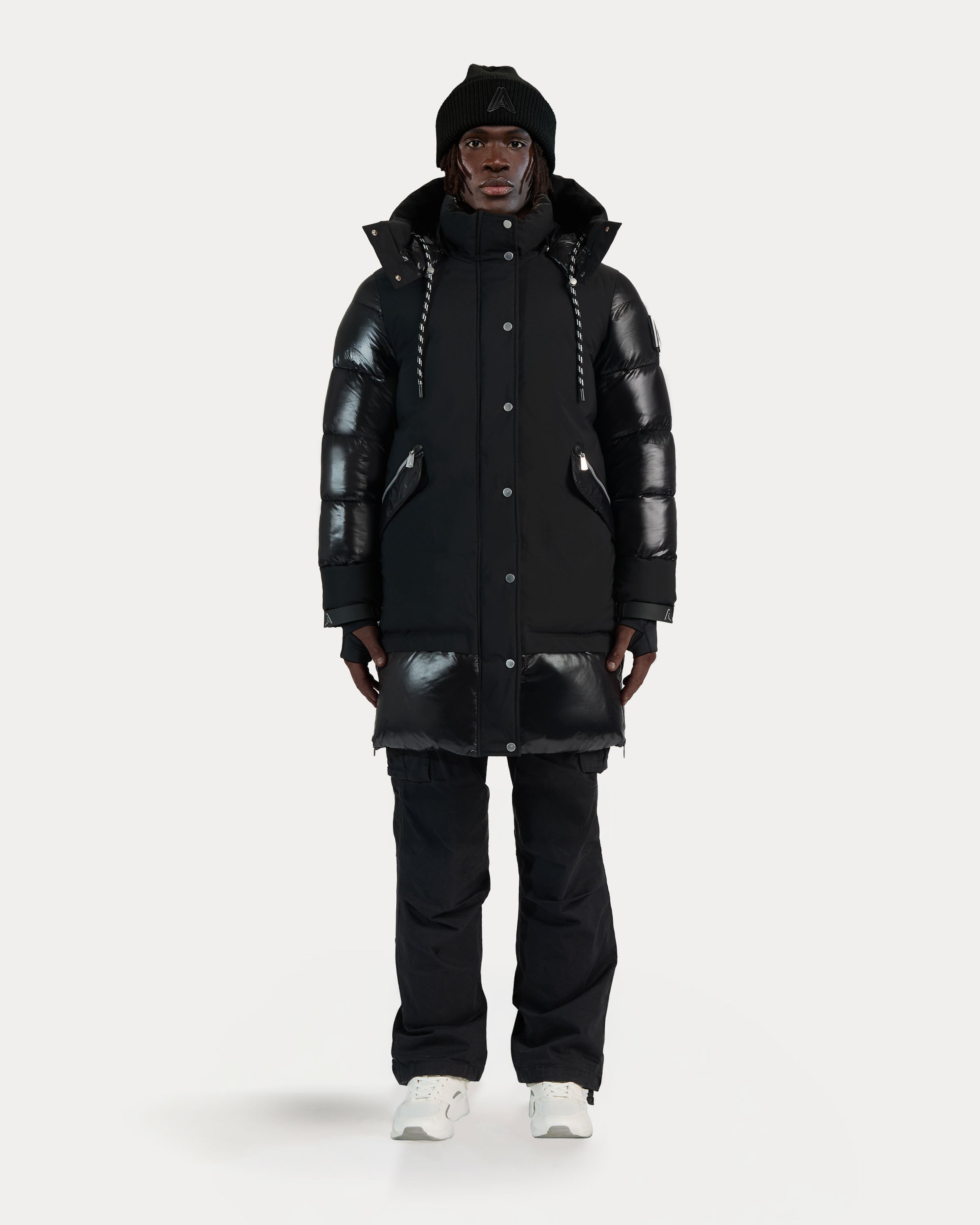 Brière Unisex Mixed media Puffer Parka