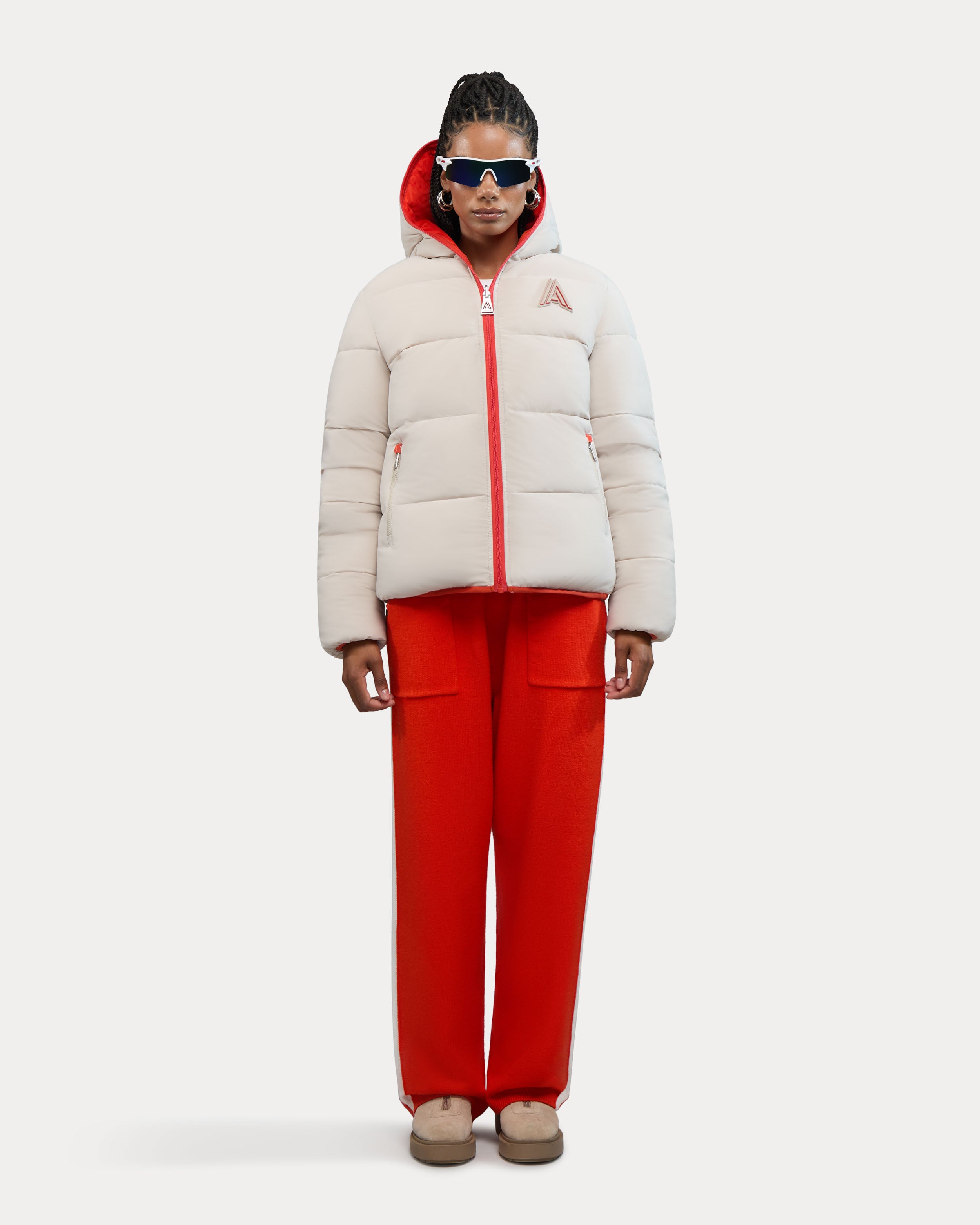 Horens Manteau Bouffant Réversible Unisexe