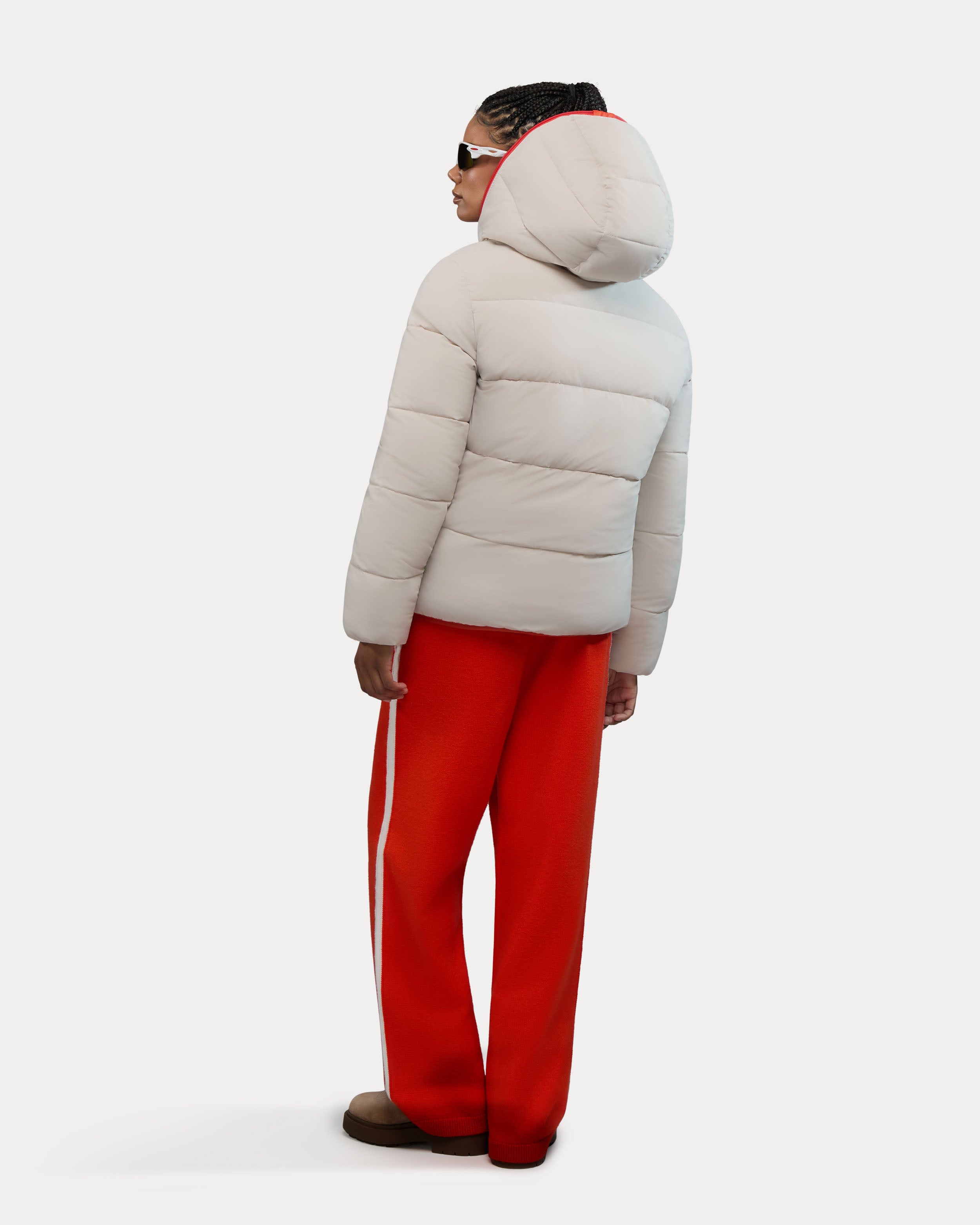 Horens Manteau Bouffant Réversible Unisexe