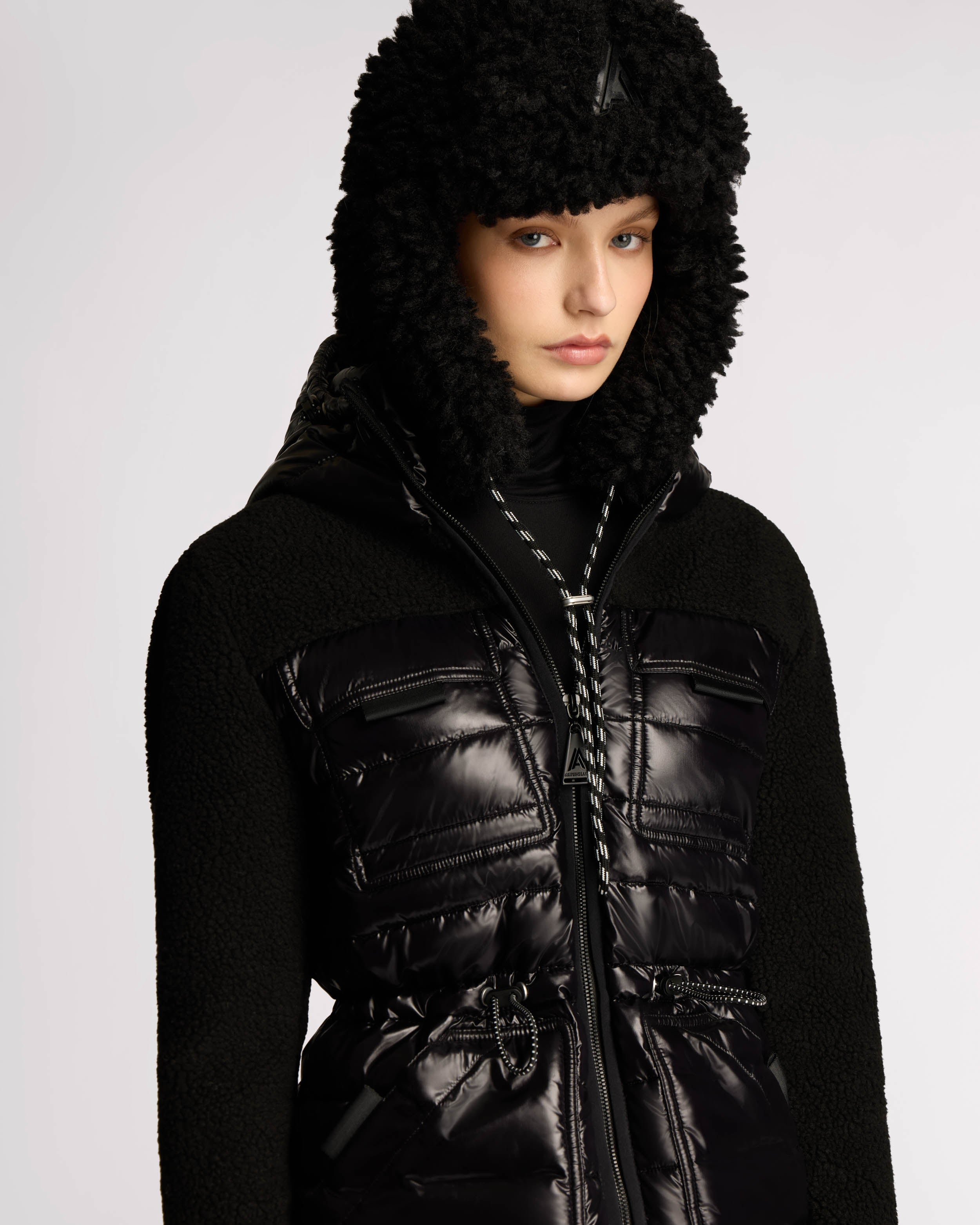 Hillet Hybrid Shell with Contrasted Puff Fabric – Alpenhaus
