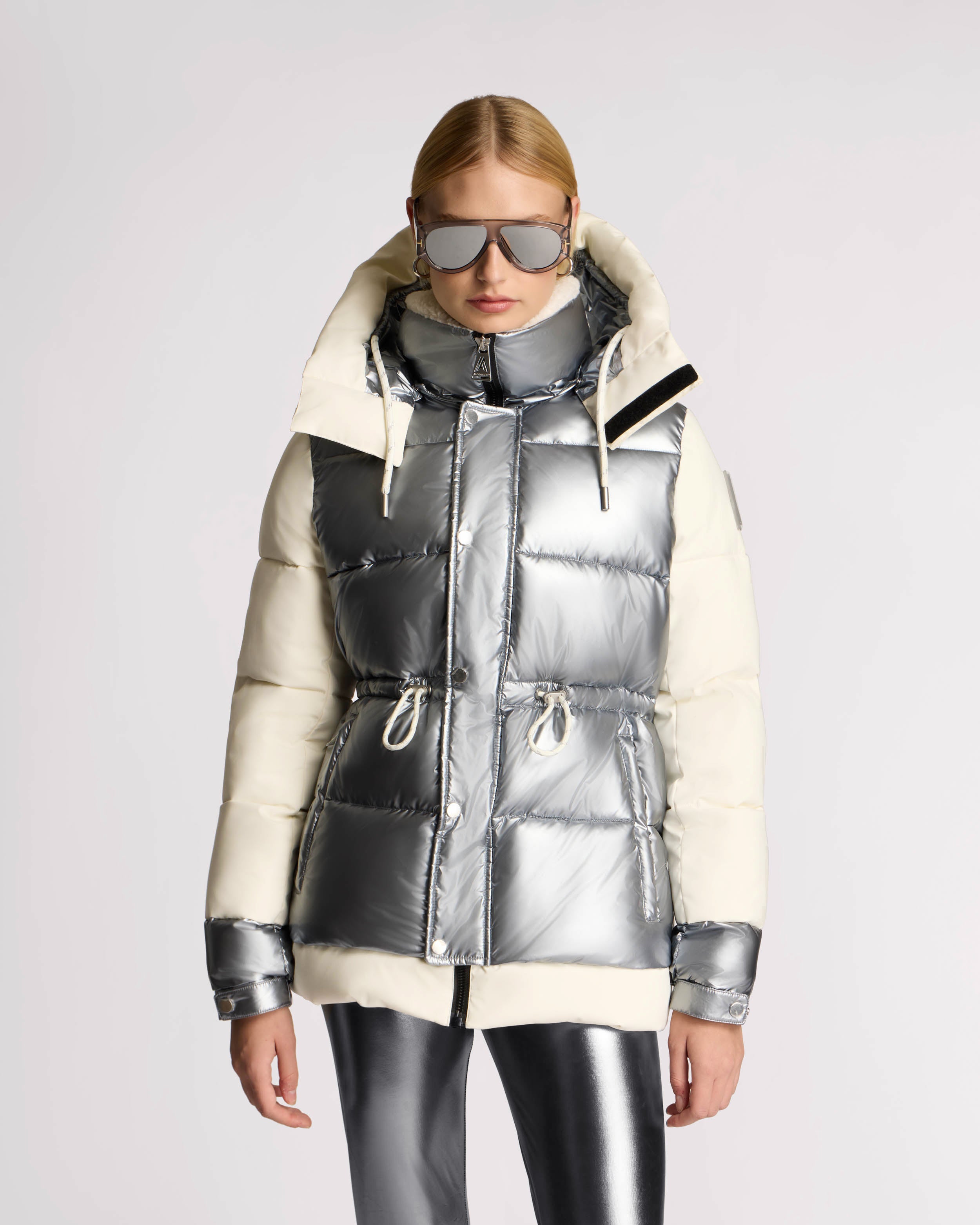 Dabo Relaxed Fit Puffer with Multi-Layer Detailing