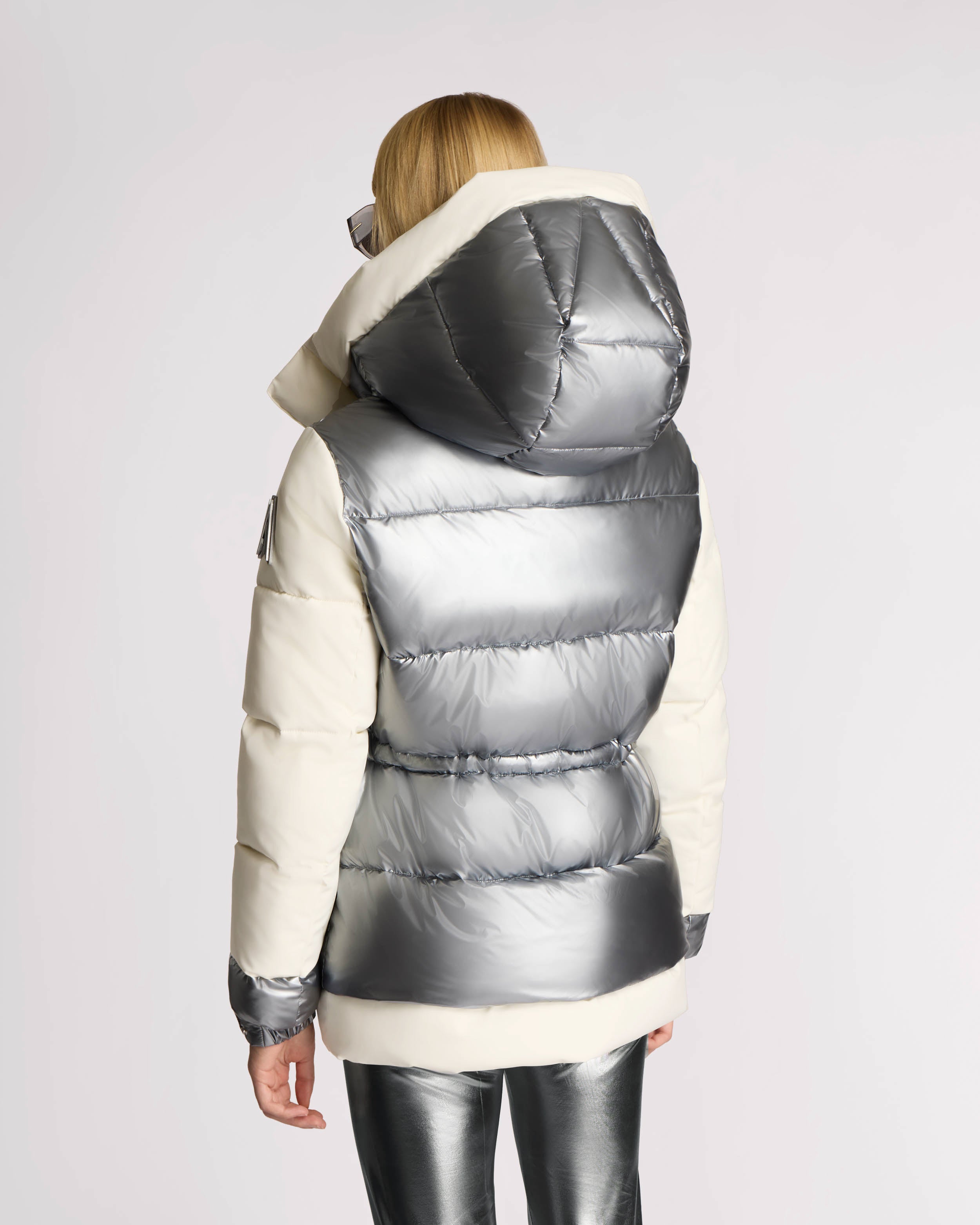 Dabo Relaxed Fit Puffer with Multi-Layer Detailing