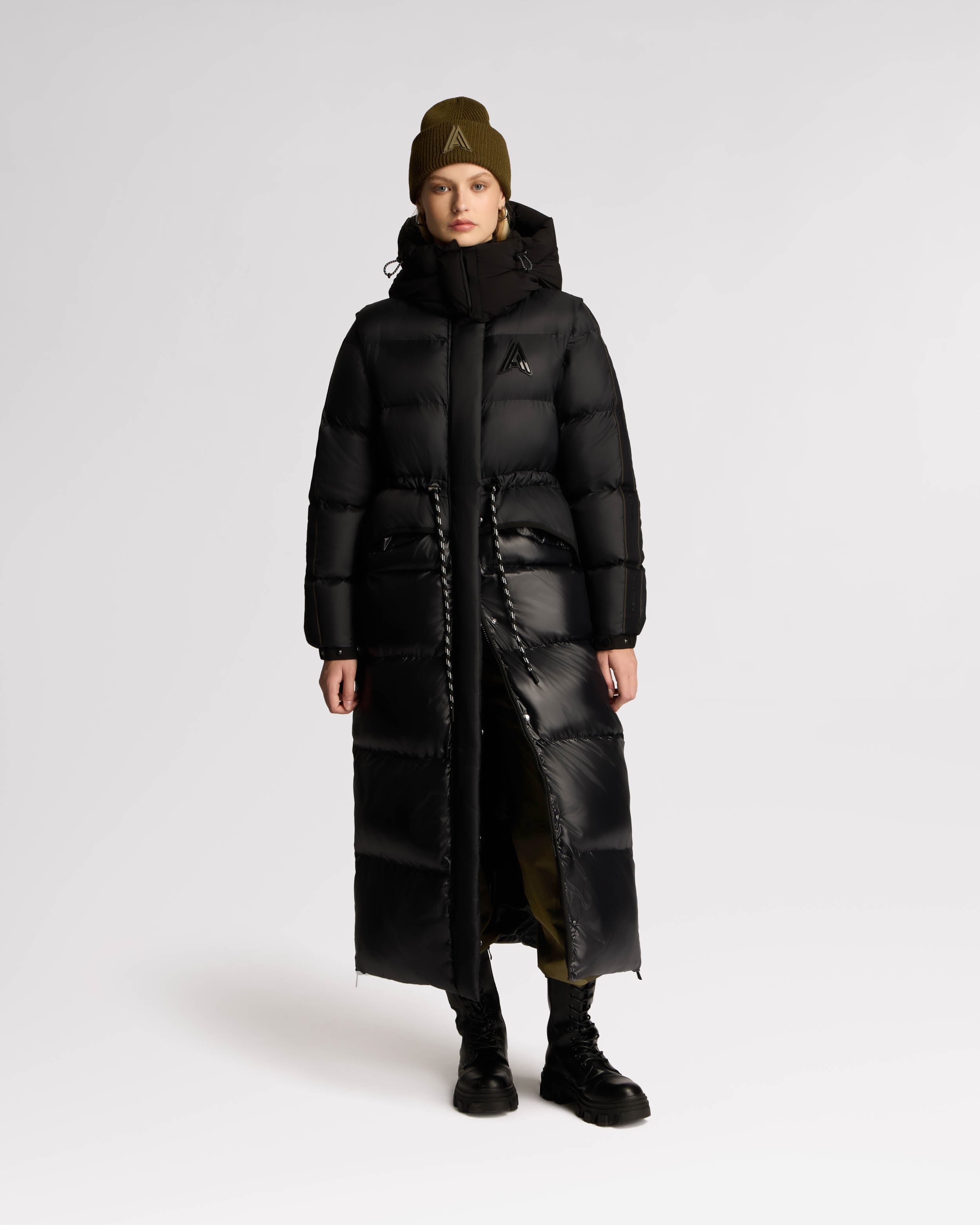 Tingwick 2-in-1 Maxi Puffer with Removable Sleeves