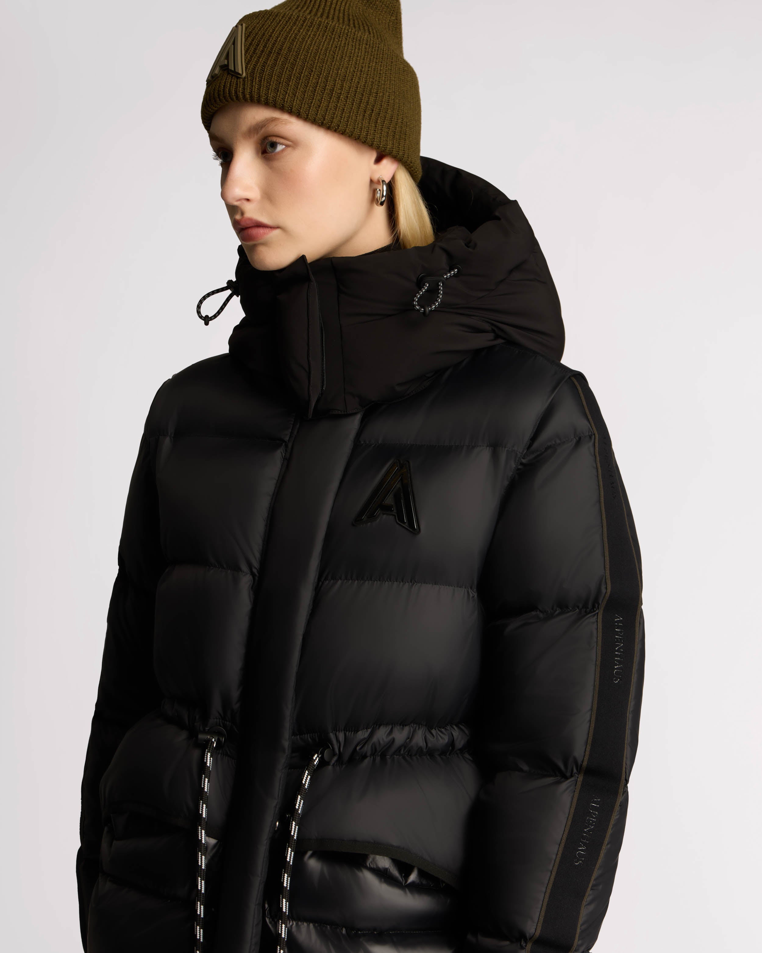 Tingwick 2-in-1 Maxi Puffer with Removable Sleeves