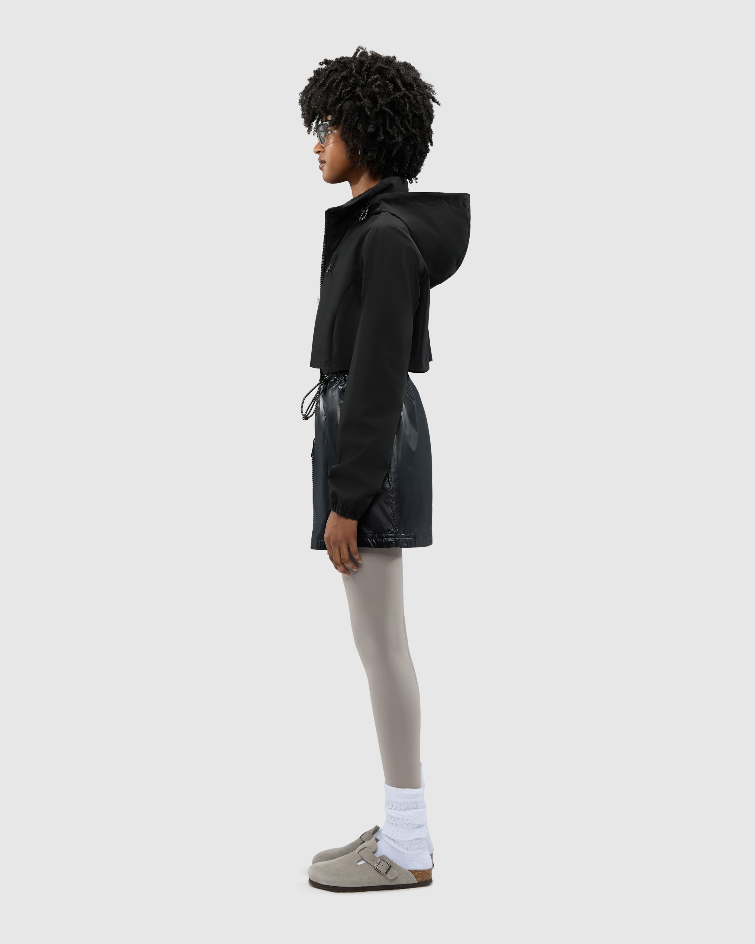 Valmenier Raincoat with Retractable Hood