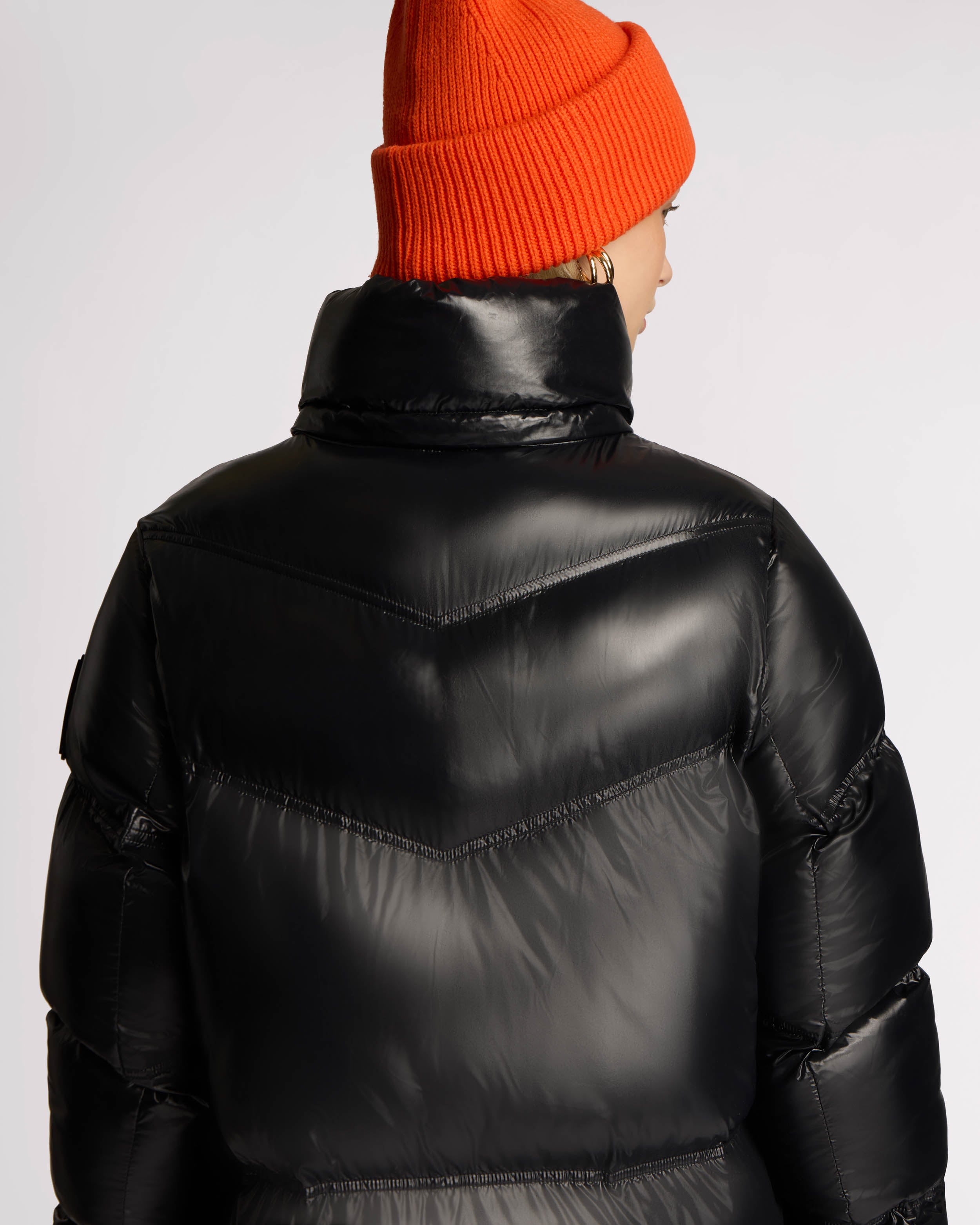 Meribel Quilted Maxi Puffer with Removable Hood