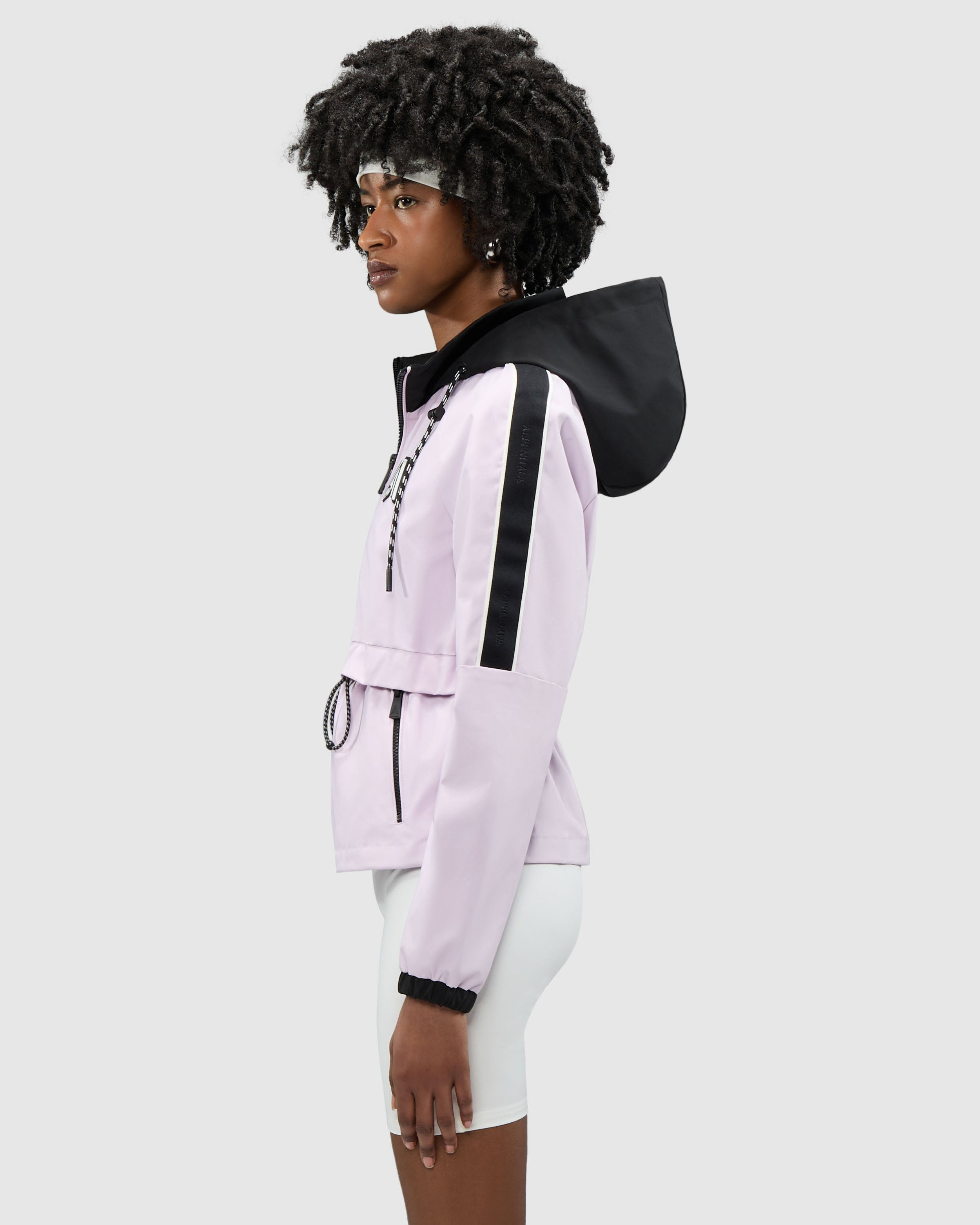 Enneth Hooded Windbreaker with Adjustable waist