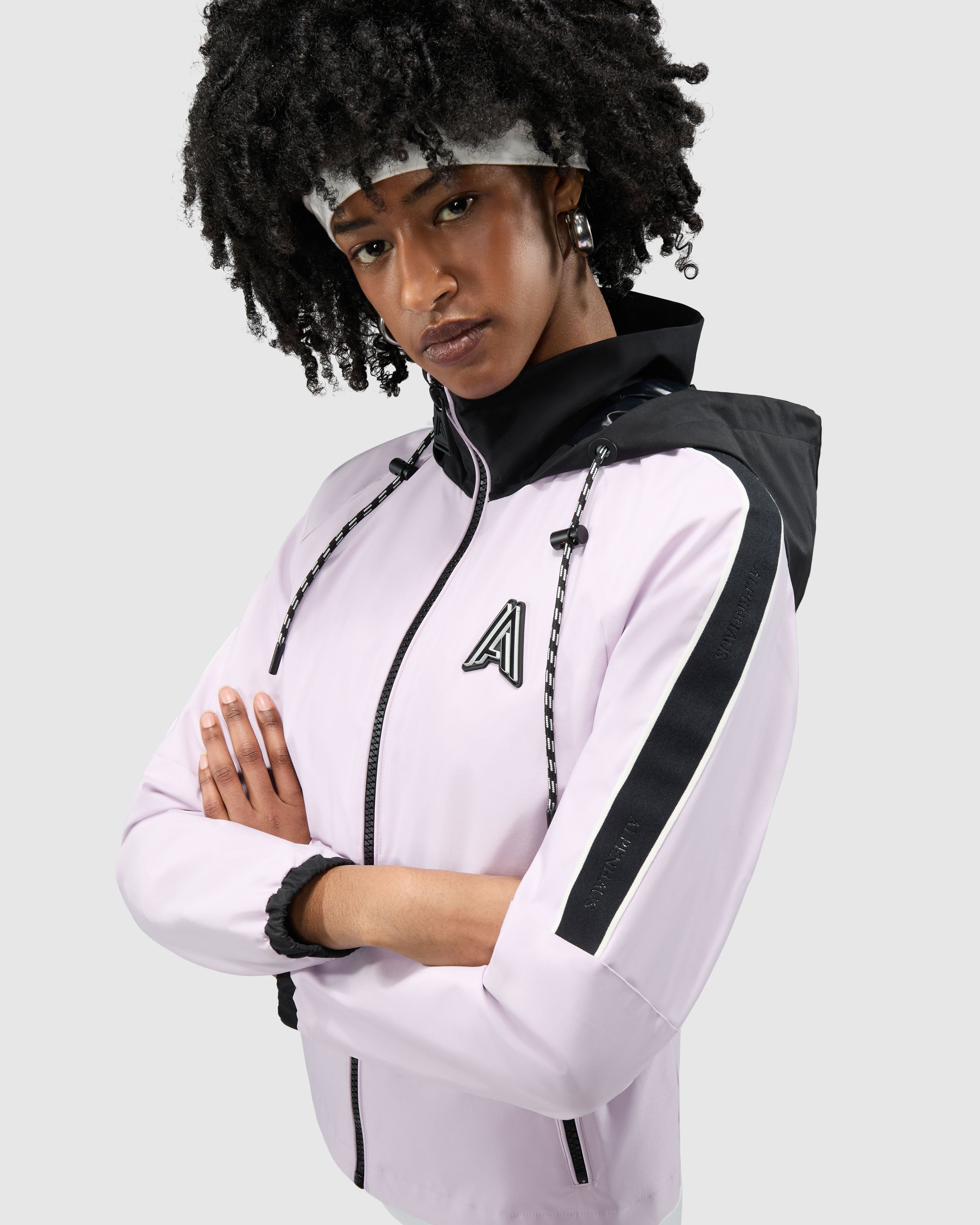 Enneth Hooded Windbreaker with Adjustable waist