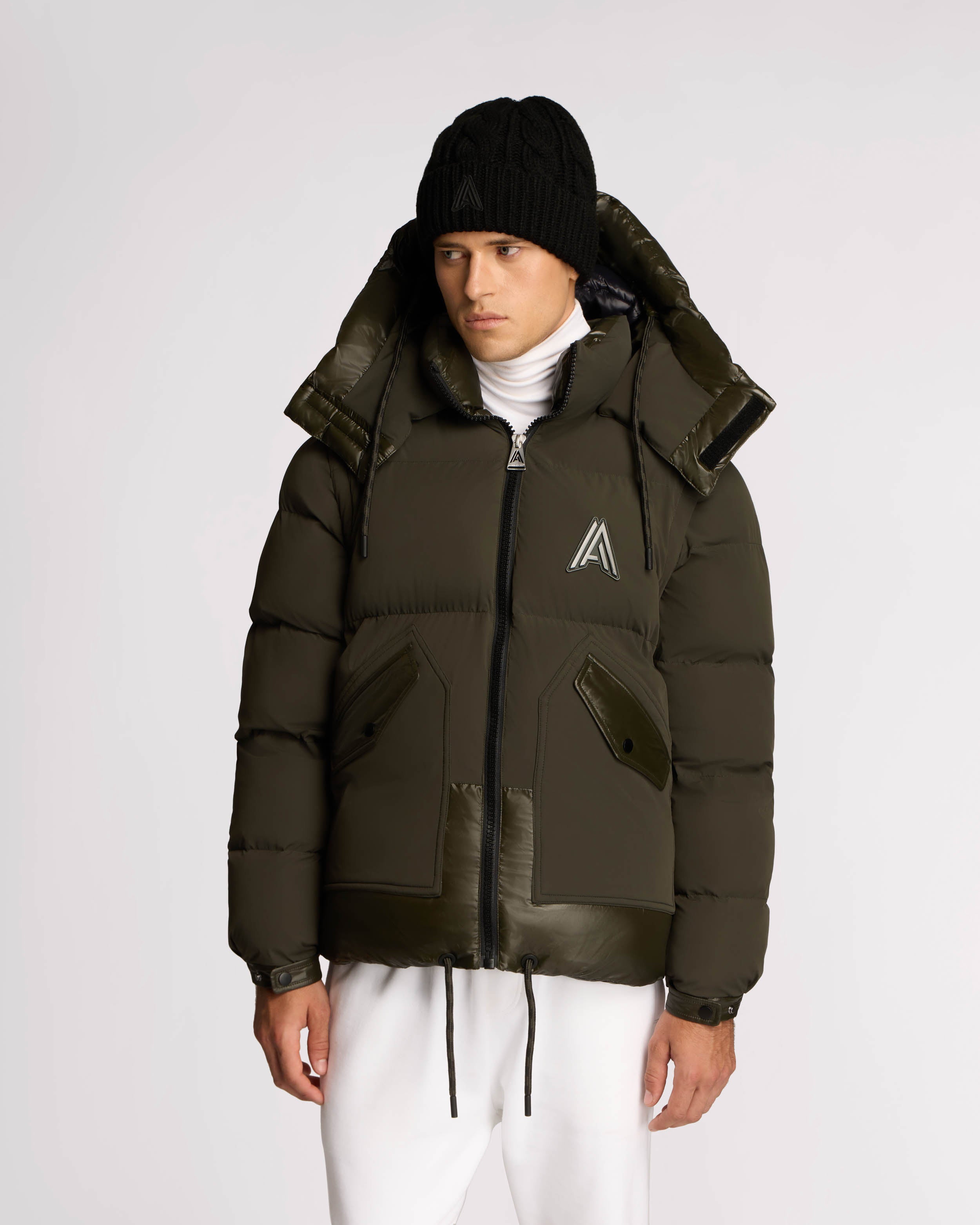 Manteau matelassé 2-en-1 de coupe décontractée unisexe Megeve