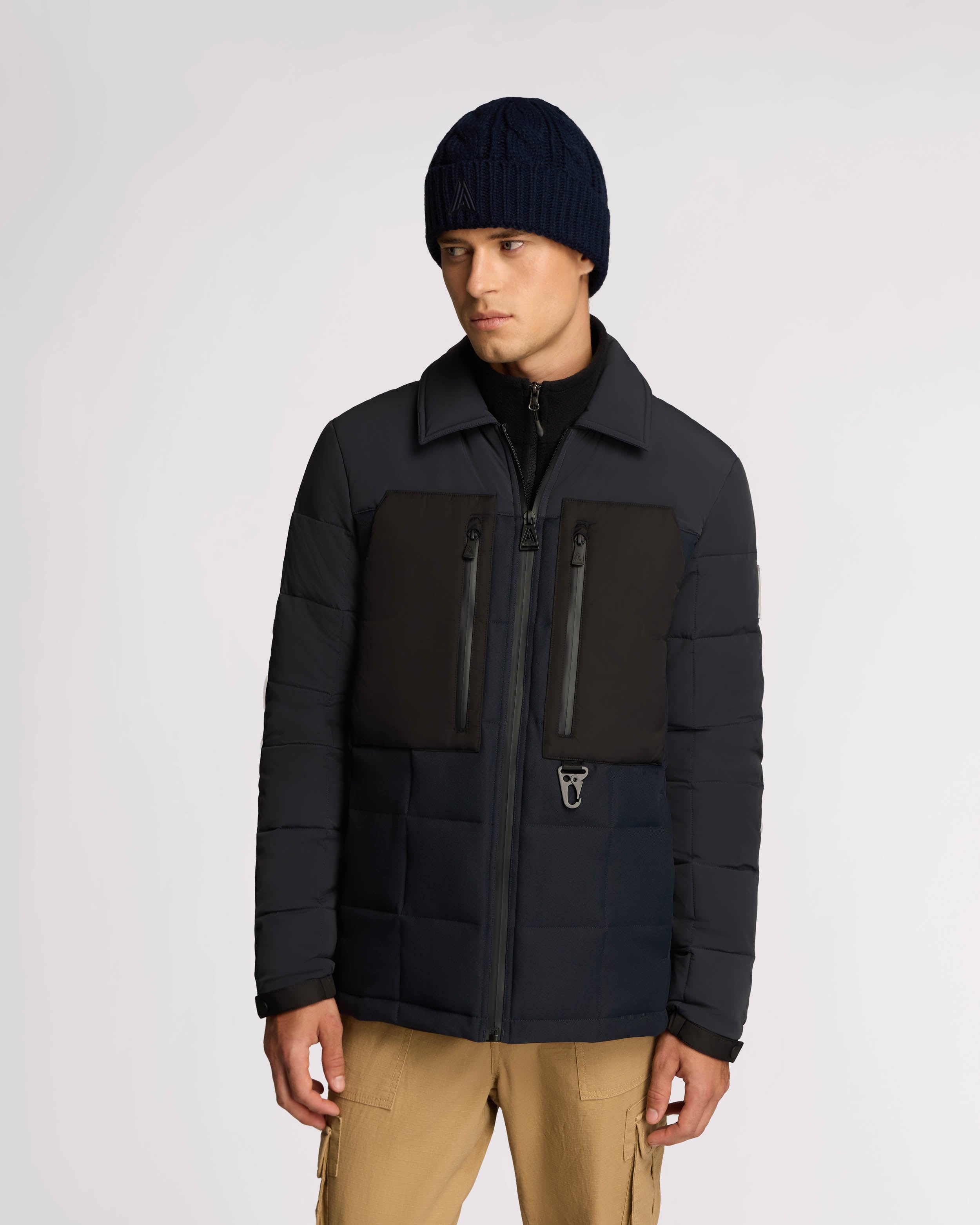 Manteau matelassé léger en matériaux assortis Berdiac