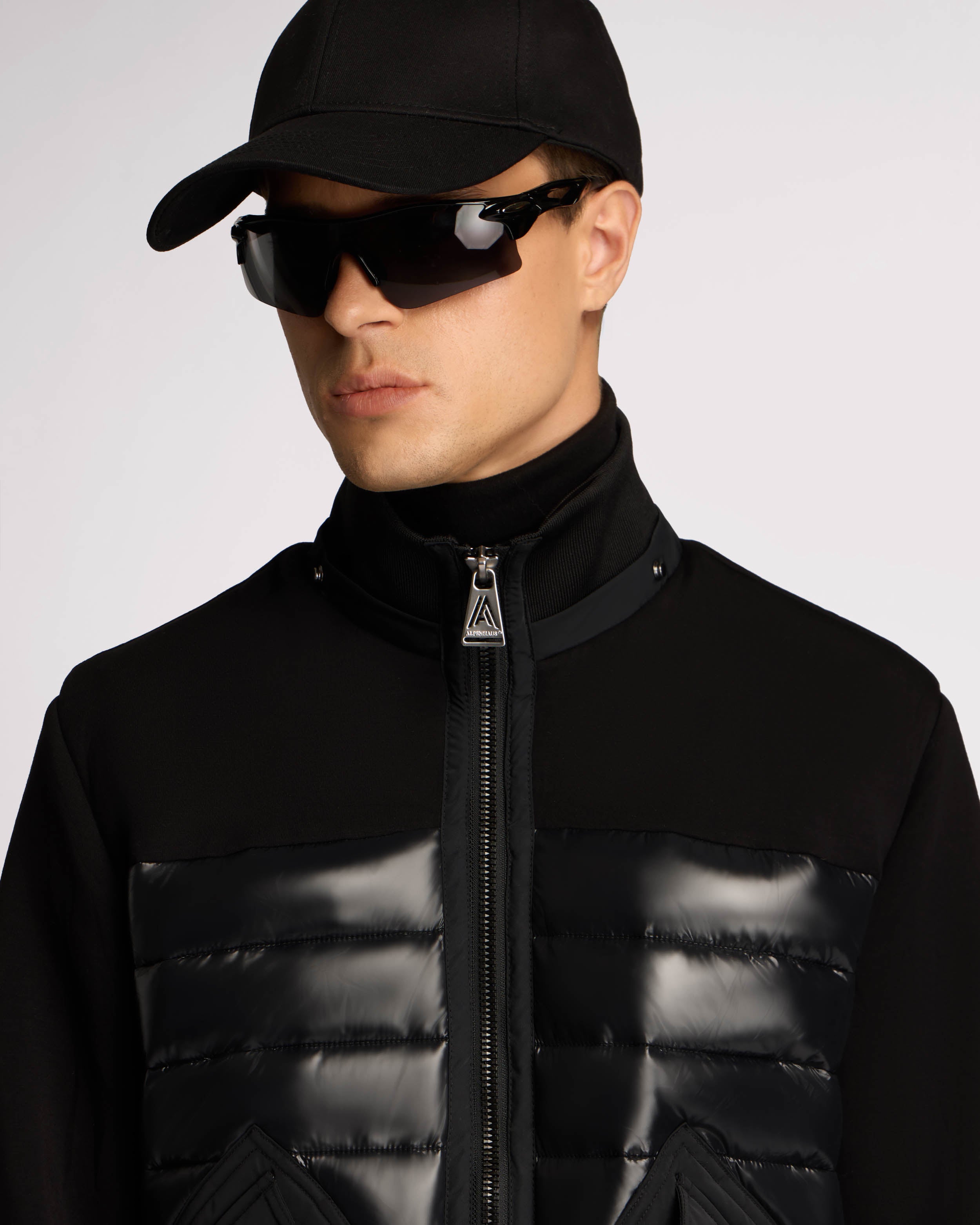 Blouson aviateur léger et hybride en matériaux assortis Nimbus