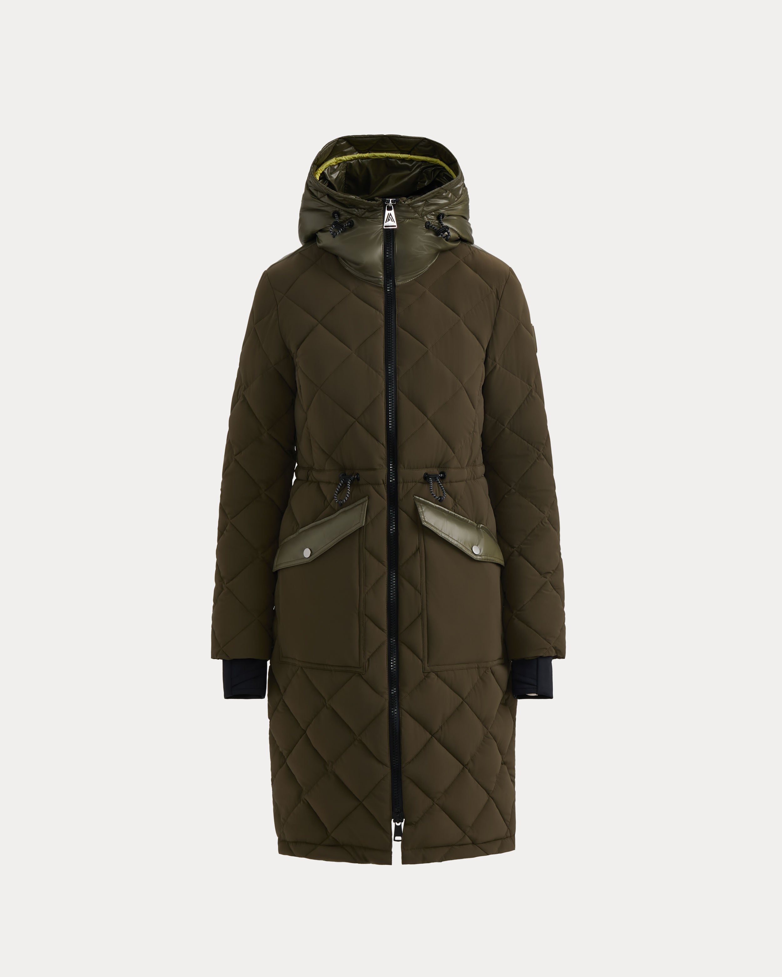 Arly Elongated Hybrid Lightweight Puffer Coat