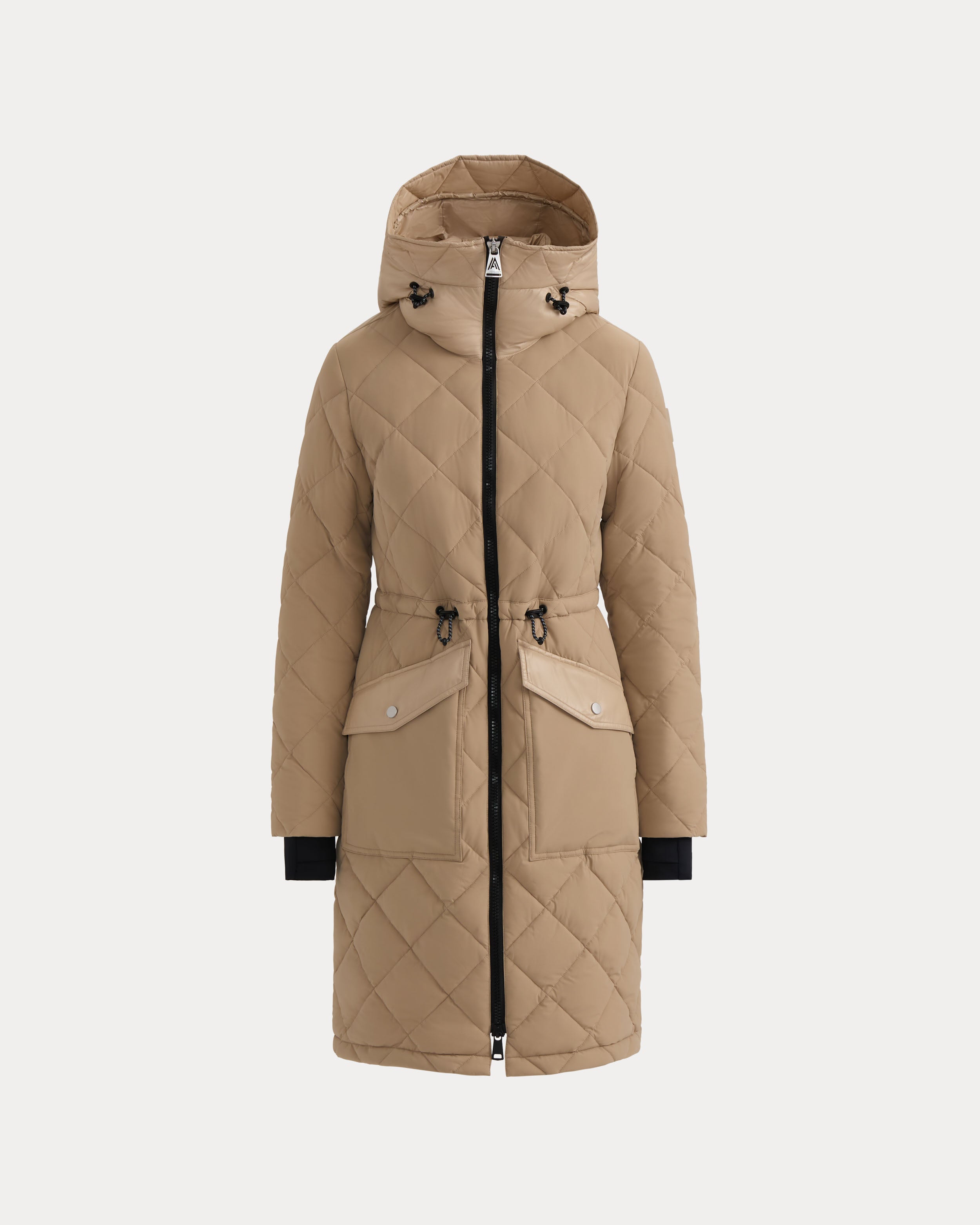 Arly manteau bouffant léger hybride allongé pour femme