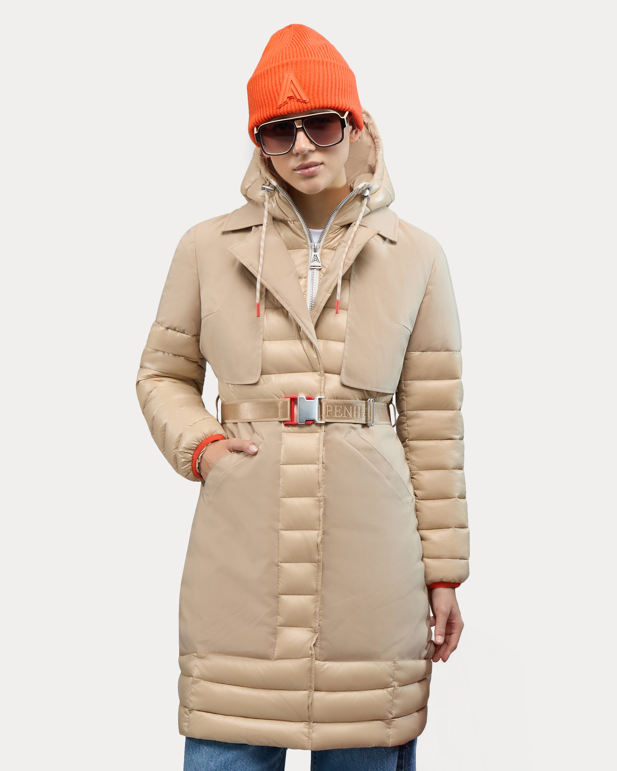 Beaufort trench-coat isolé Mixed Media pour femme