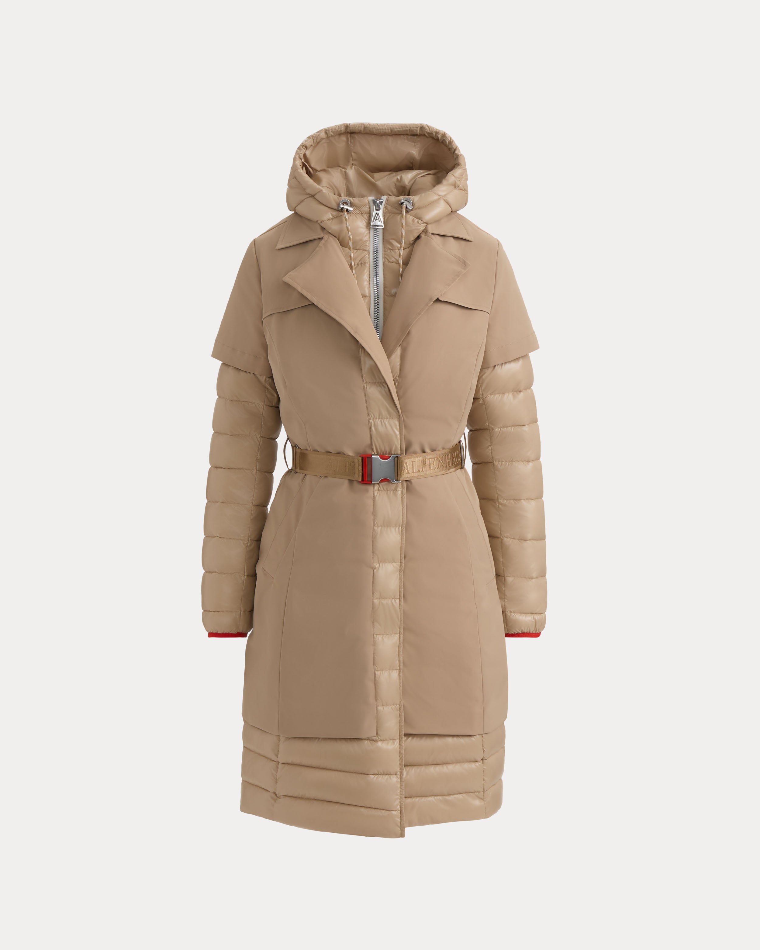 Beaufort Women’s Mixed Media Insulated Trench Coat