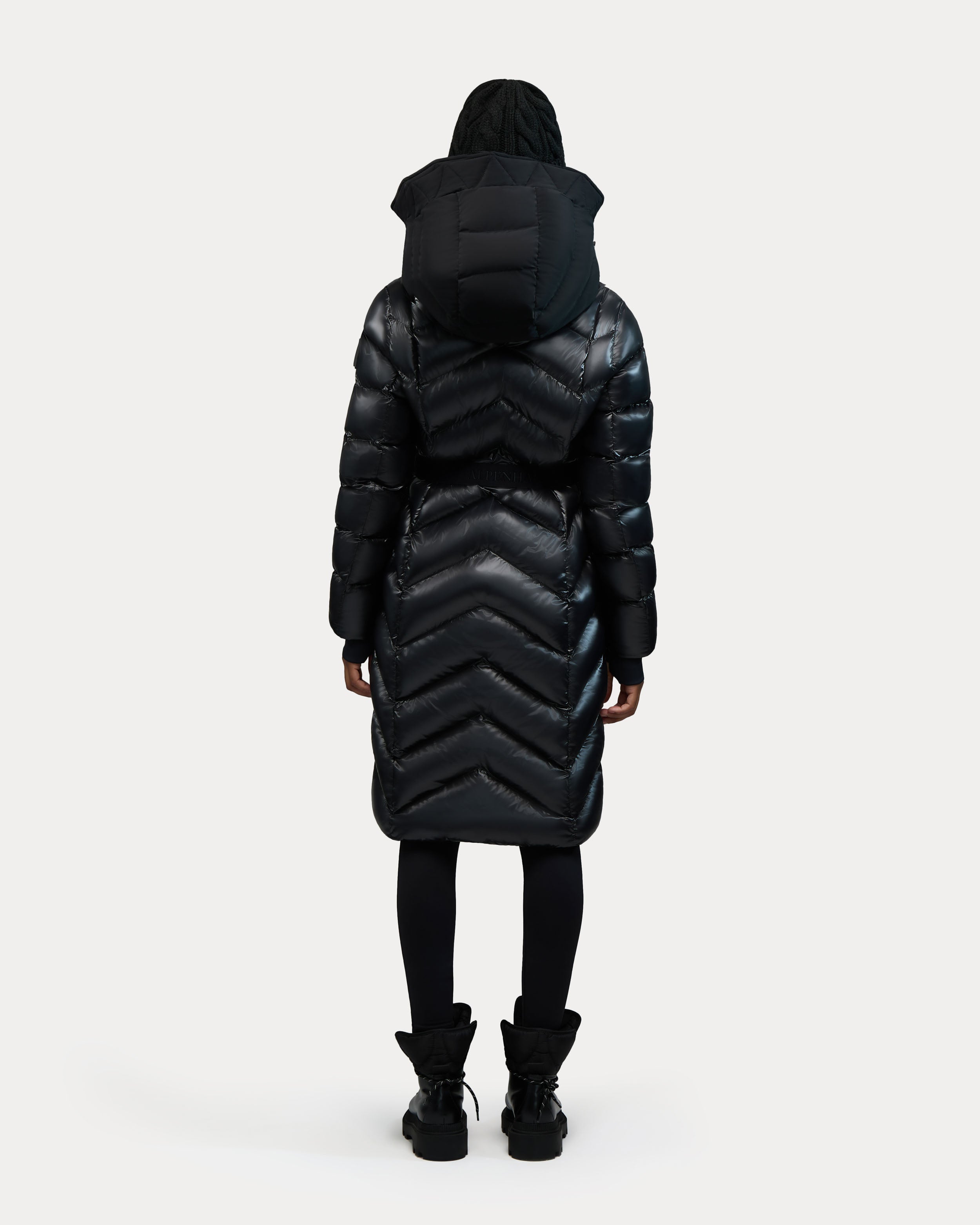 Bellevaux Puffer Coat with Adjustable Belt