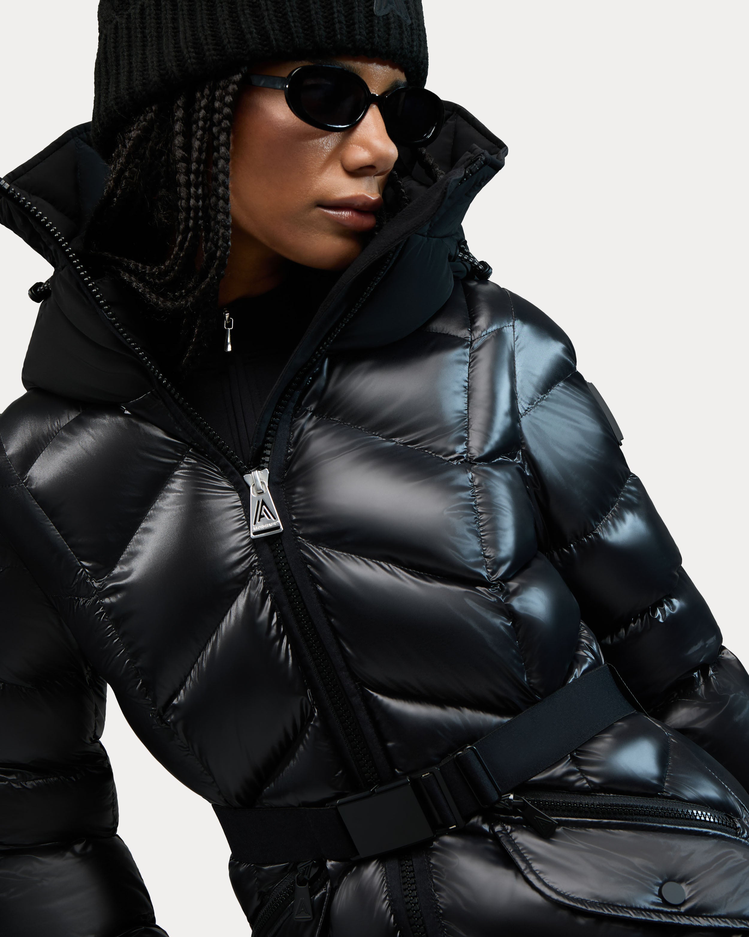Bellevaux Puffer Coat with Adjustable Belt