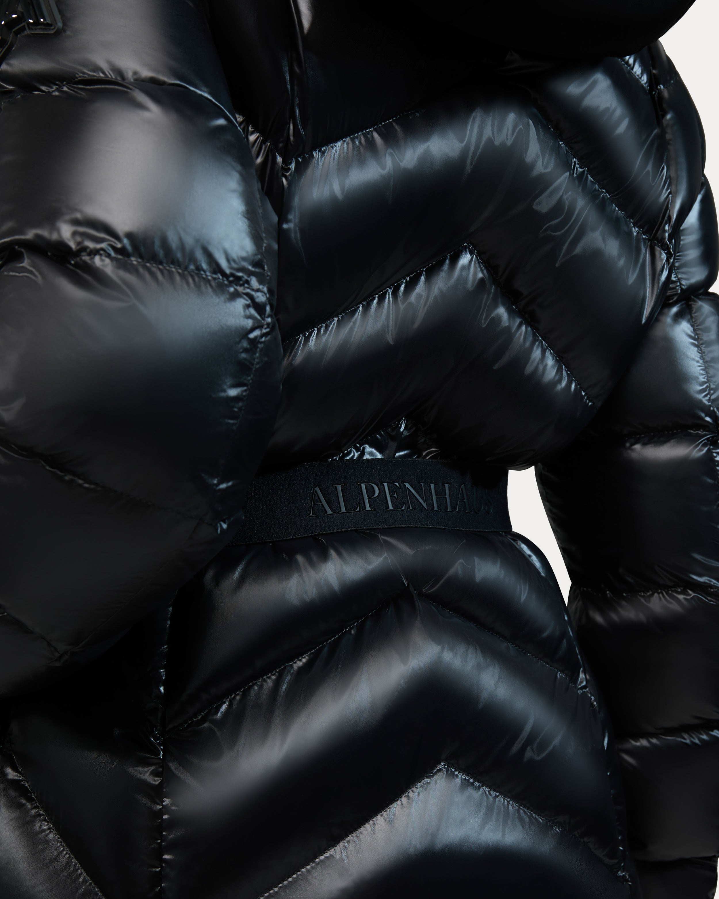 Bellevaux Puffer Coat with Adjustable Belt