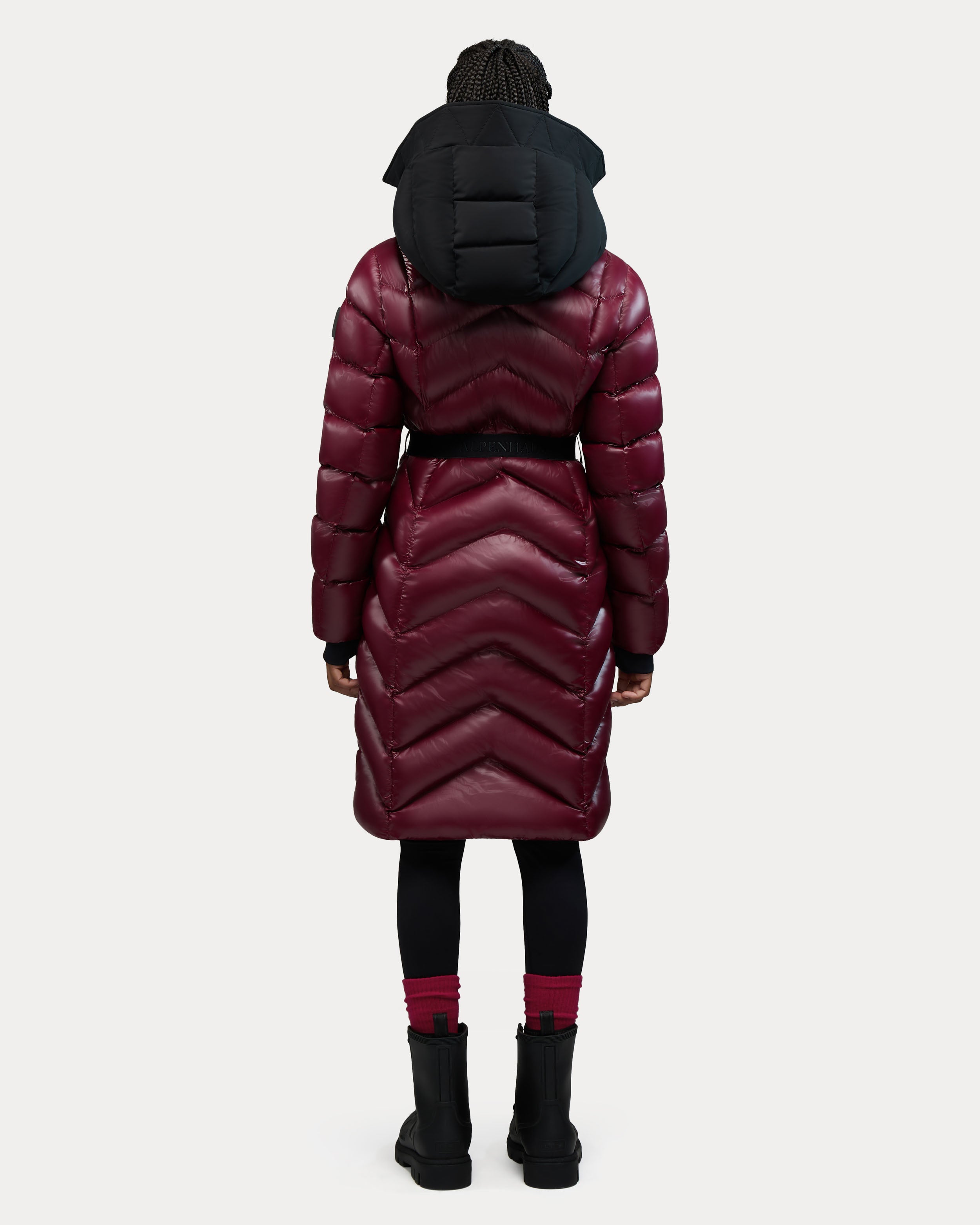 Bellevaux Puffer Coat with Adjustable Belt