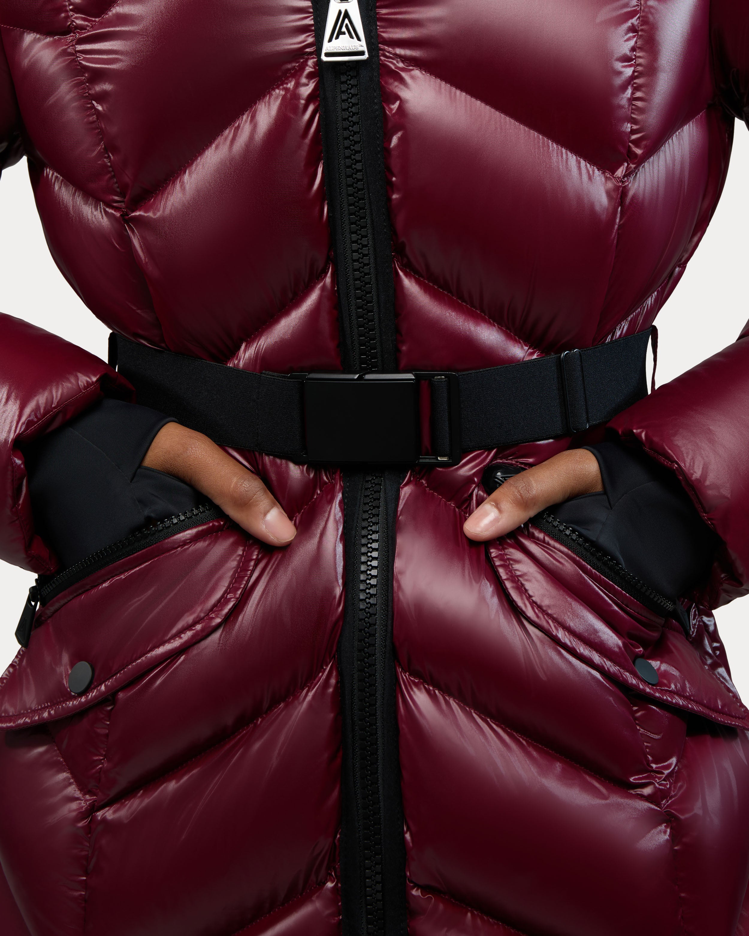 Bellevaux Puffer Coat with Adjustable Belt