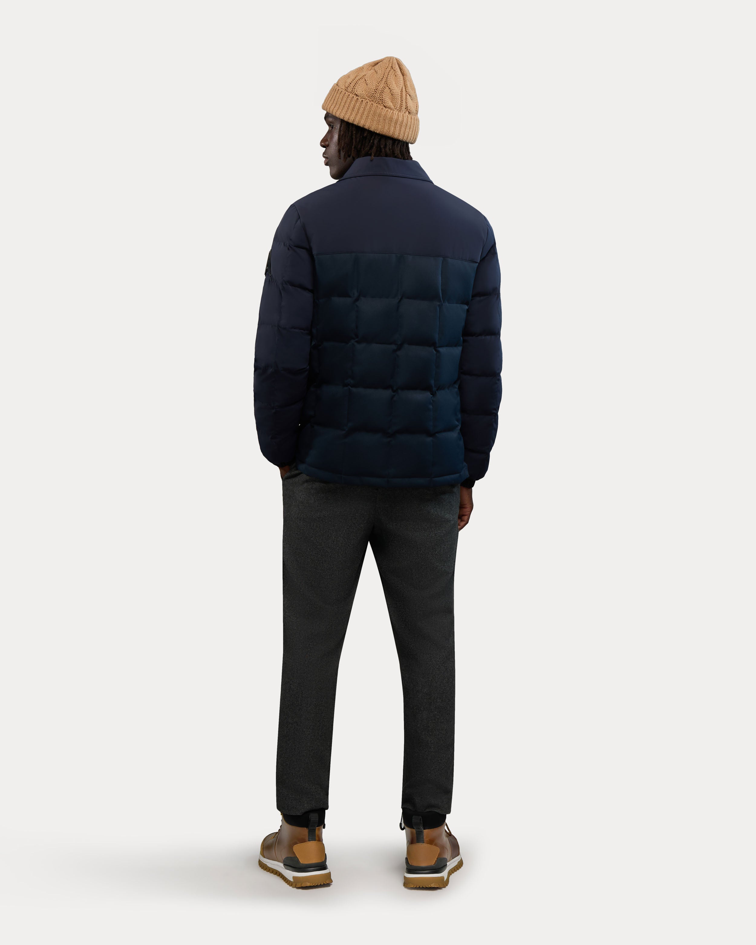 Berdiac Lightweight Transitional Mixed Media Quilted Jacket