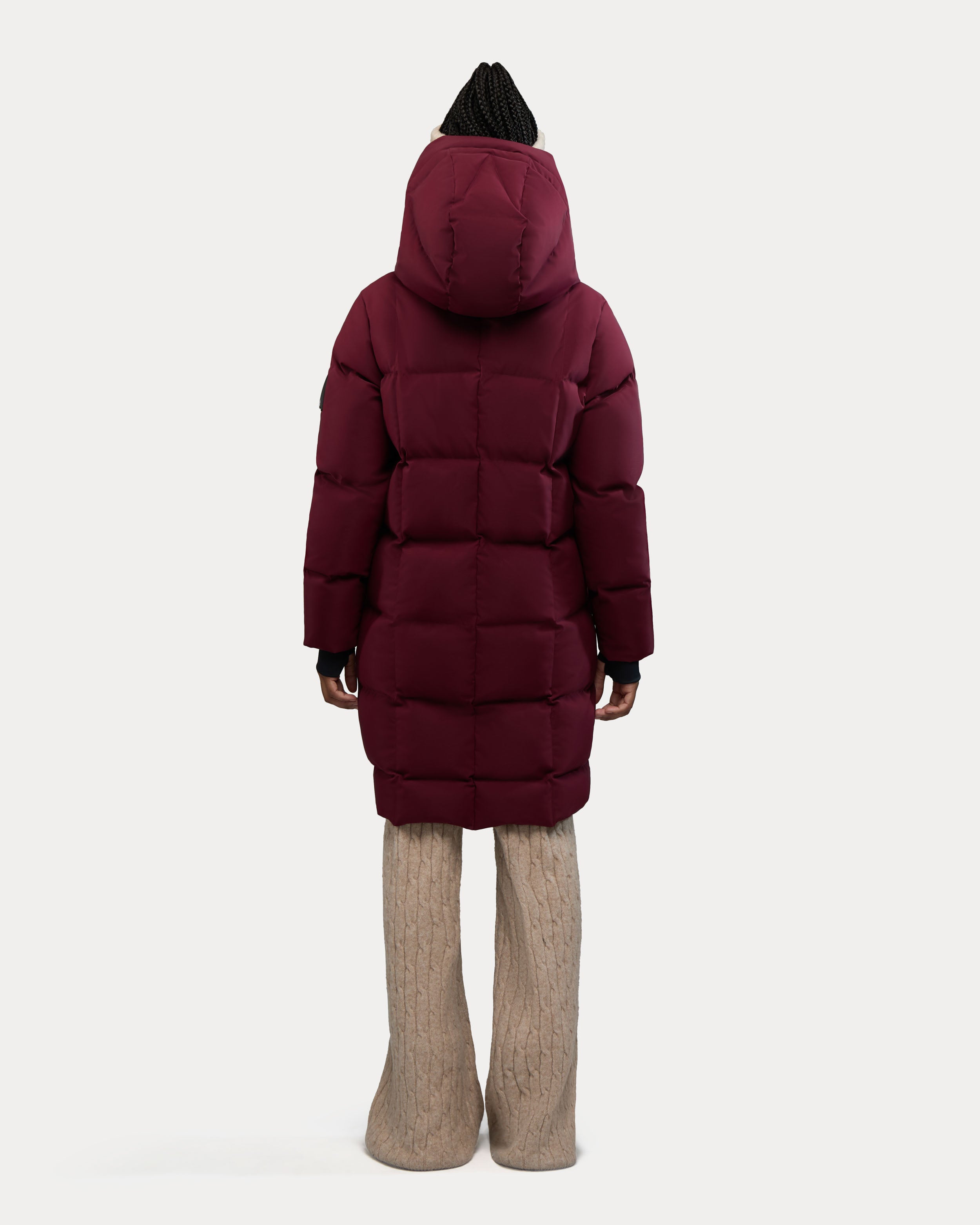 Cluze Mid-Length Puffer with Square Quilting