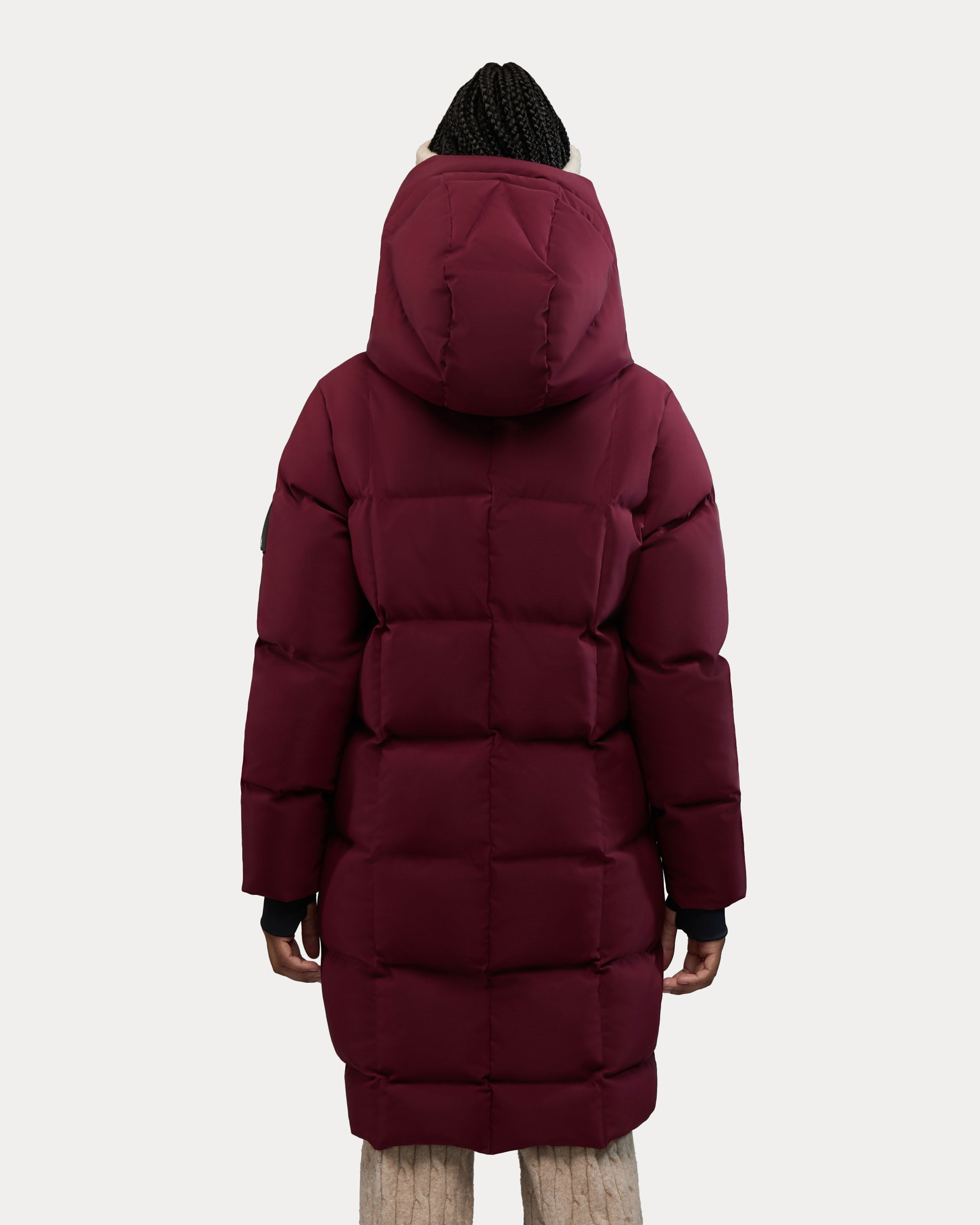 Cluze Mid-Length Puffer with Square Quilting