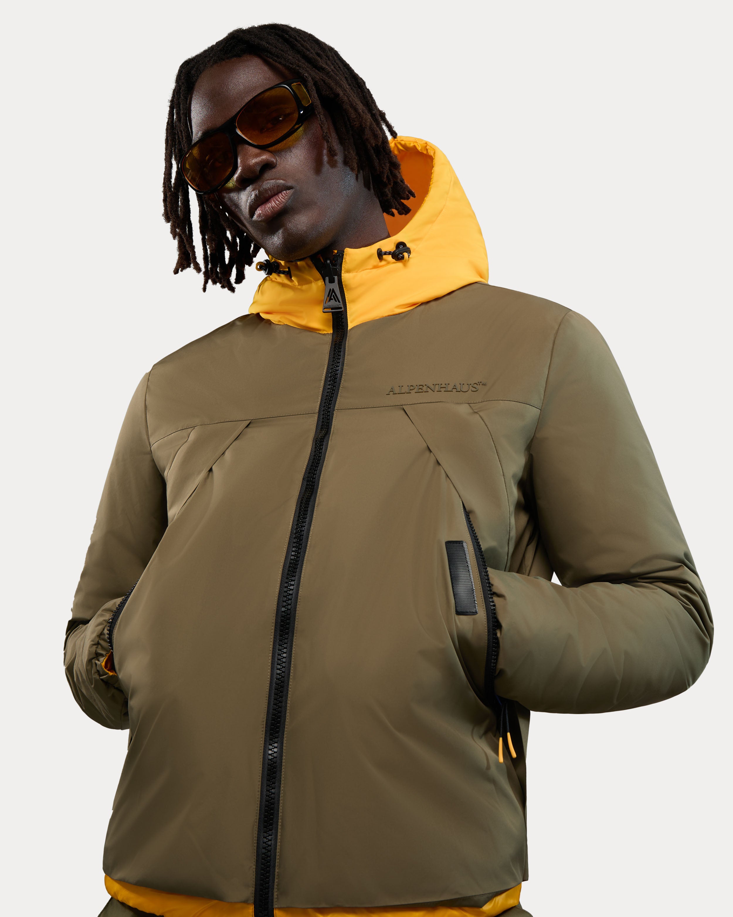 Échiroles Coupe-Vent Réversible pour Hommes 