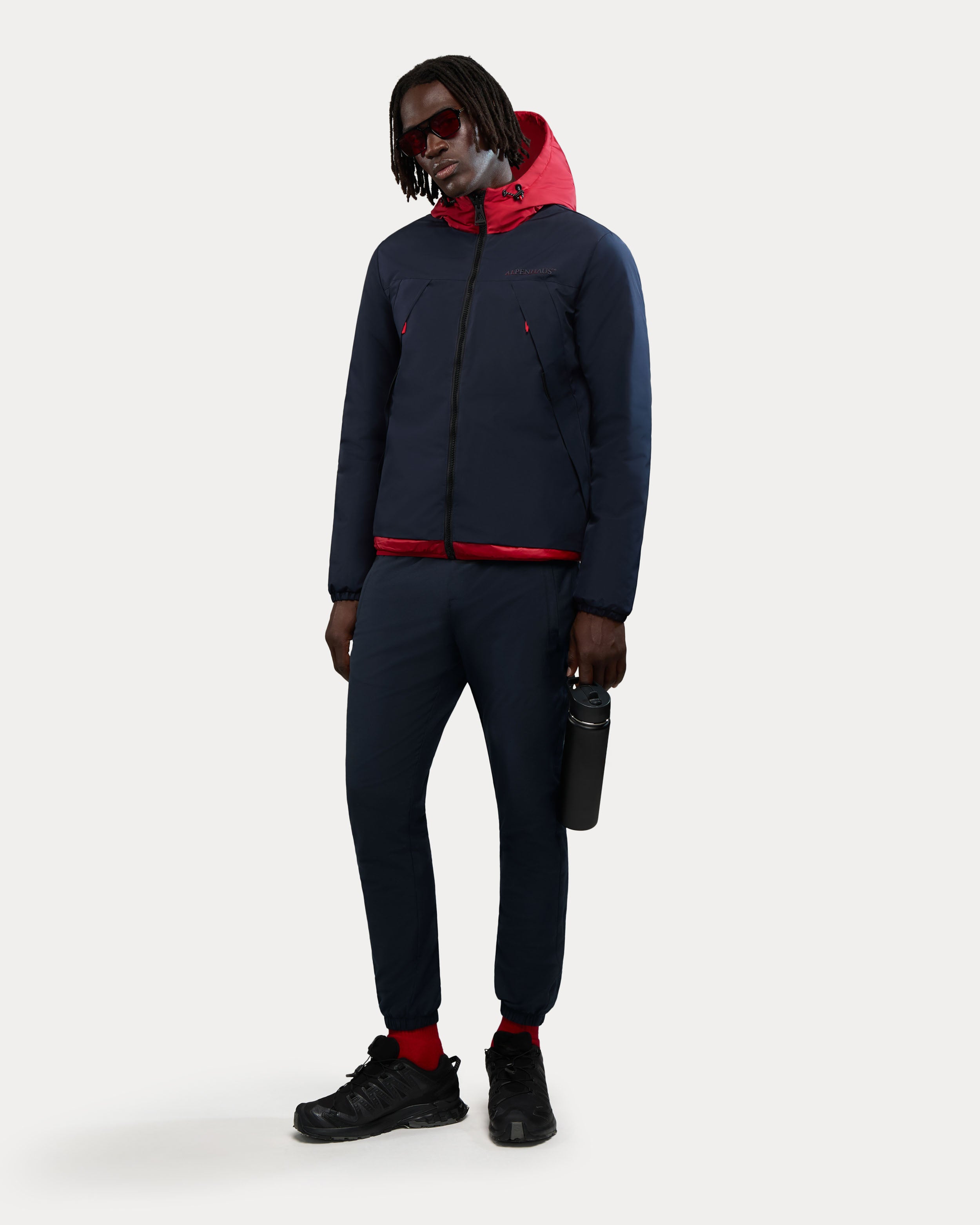 Échiroles Coupe-Vent Réversible pour Hommes 