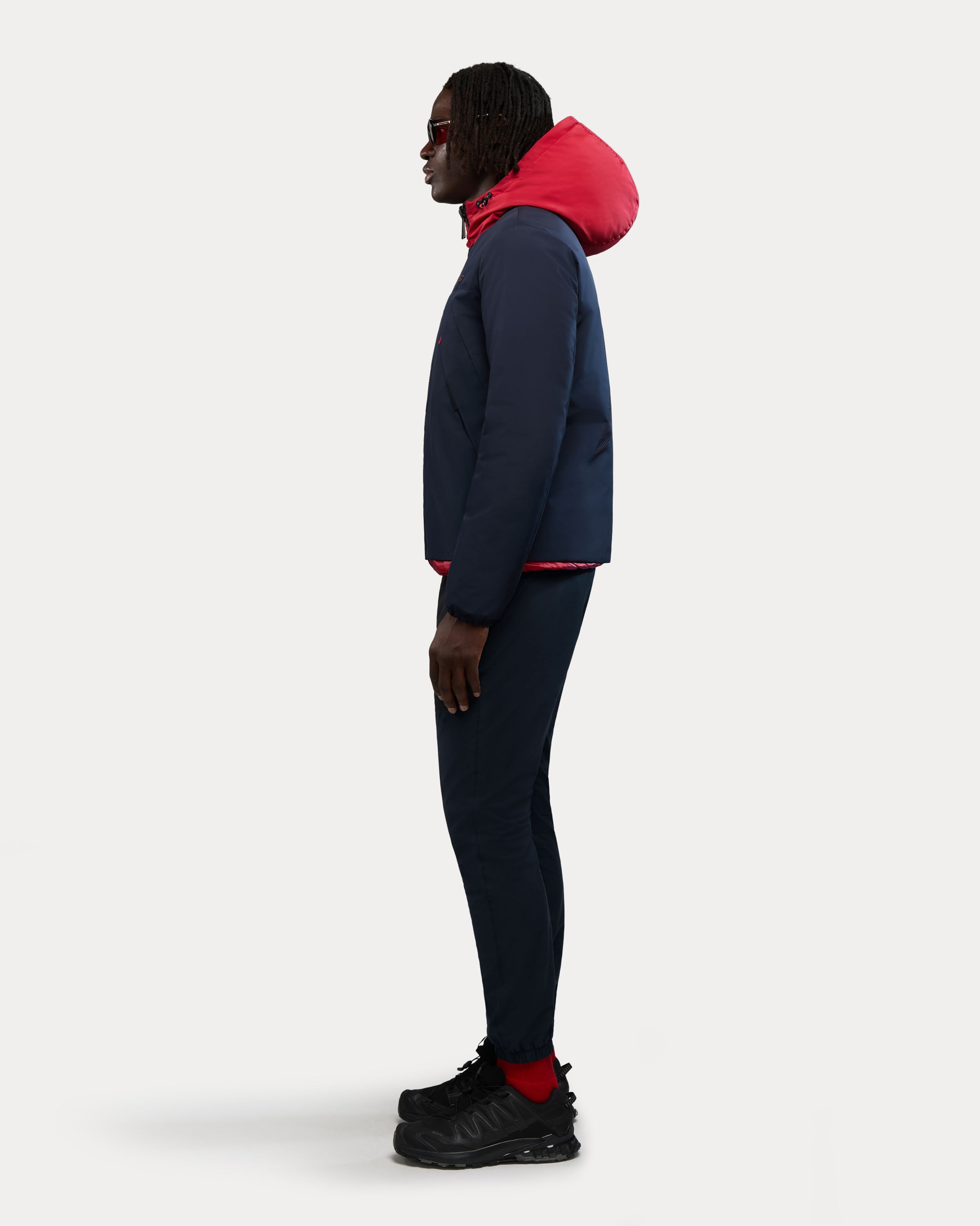 Échiroles Coupe-Vent Réversible pour Hommes 