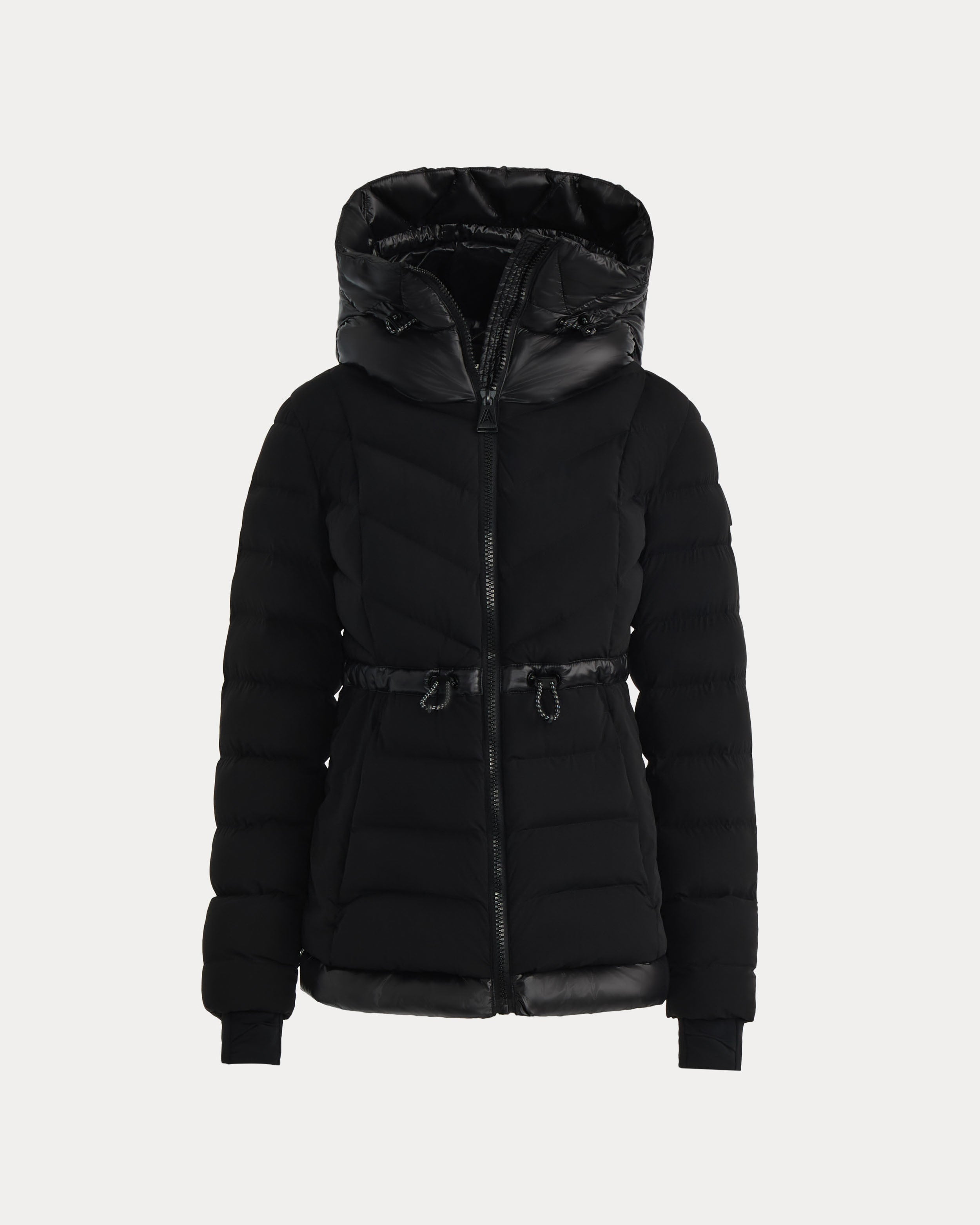 Manteau léger à matelassage en chevron Everlong avec détails lustrés