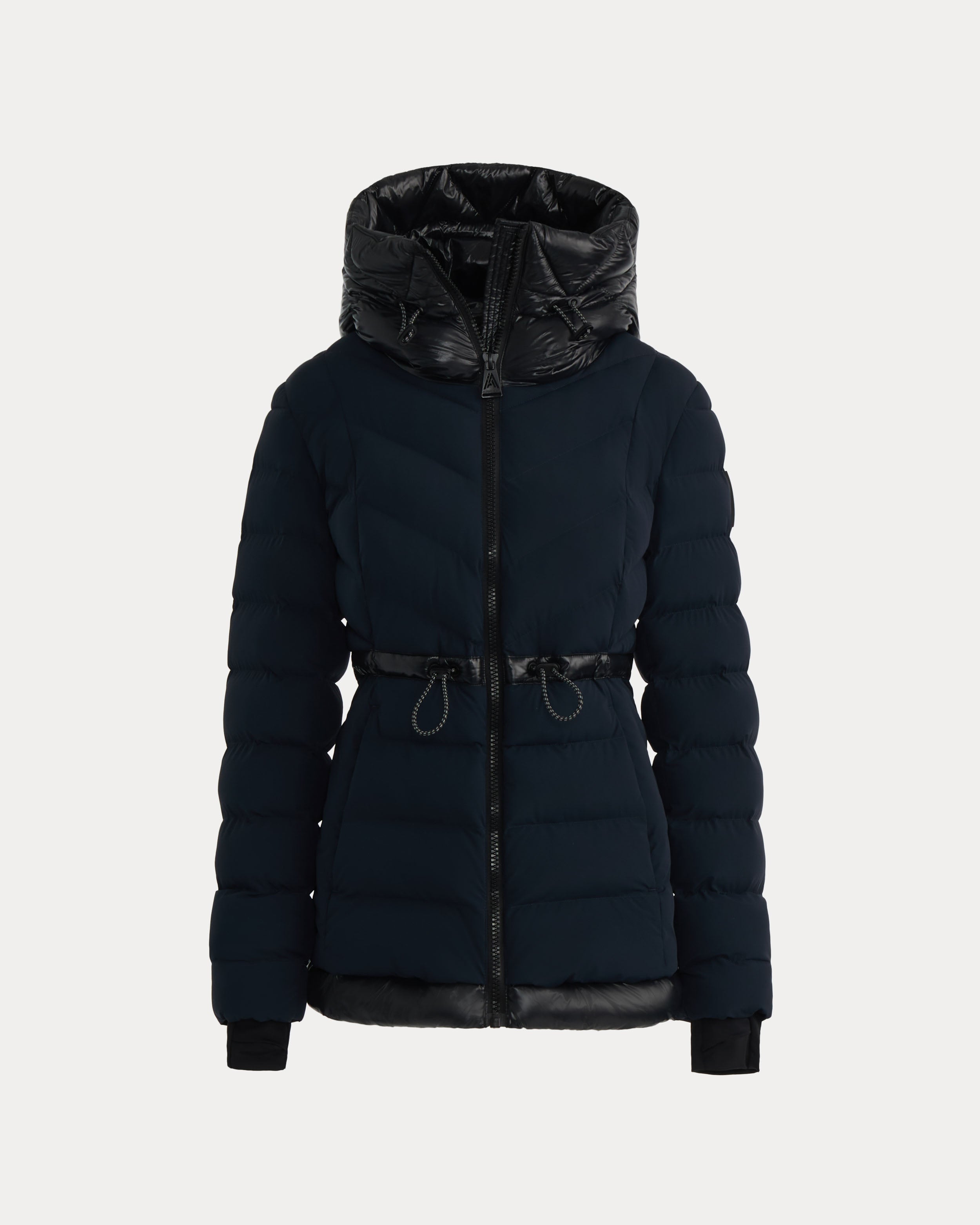 Manteau léger à matelassage en chevron Everlong avec détails lustrés