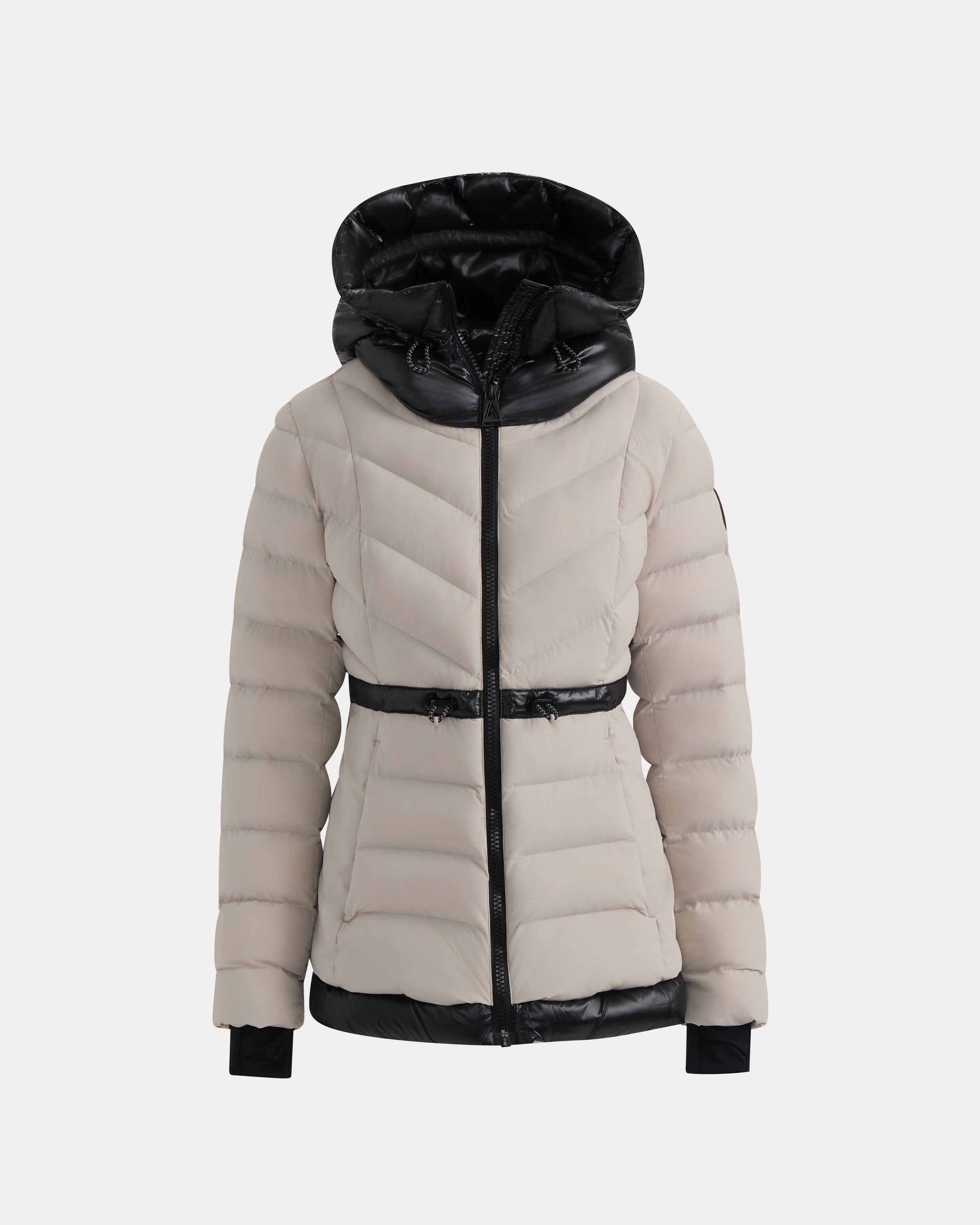 Manteau léger à matelassage en chevron Everlong avec détails lustrés