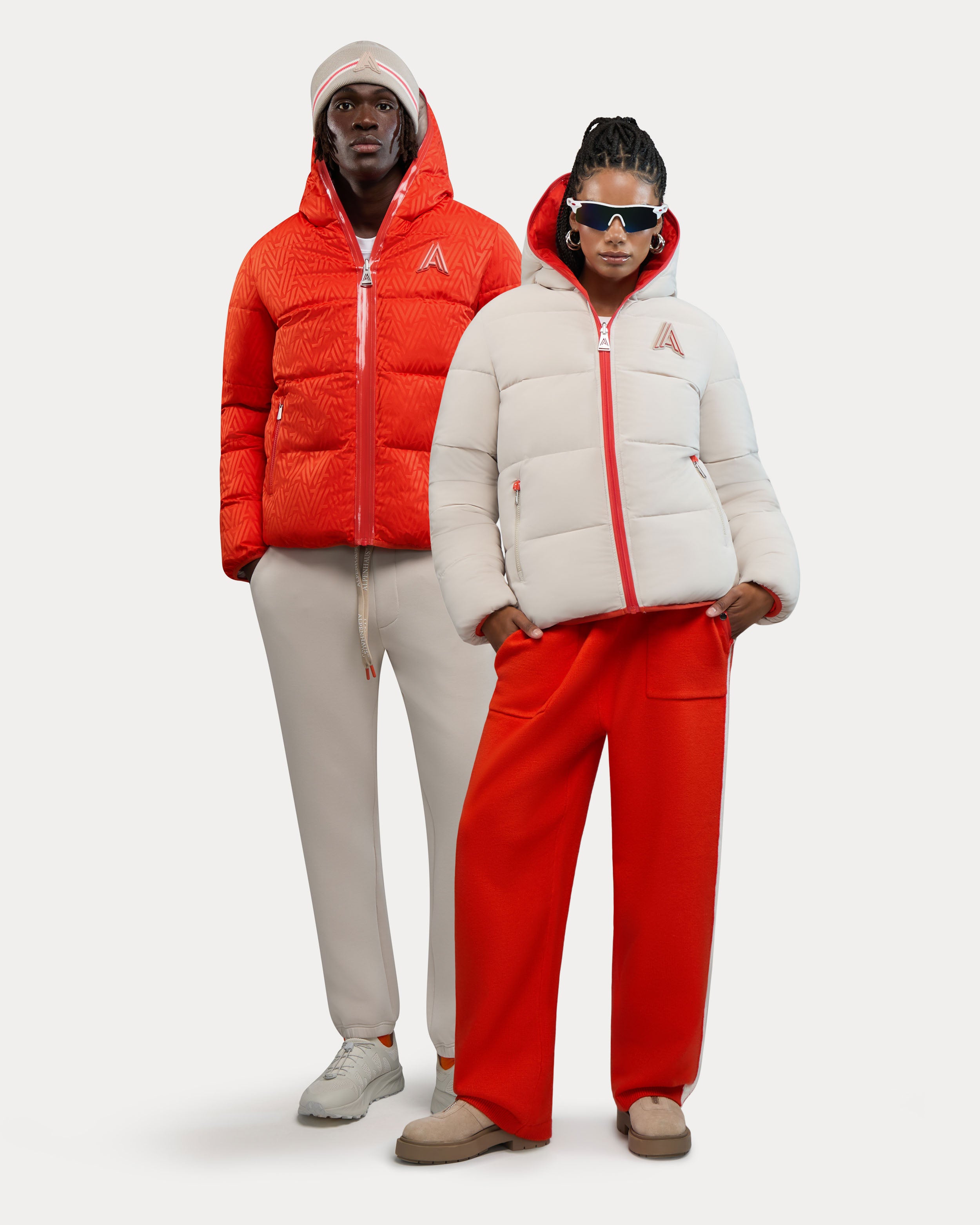 Horens Manteau Bouffant Réversible Unisexe