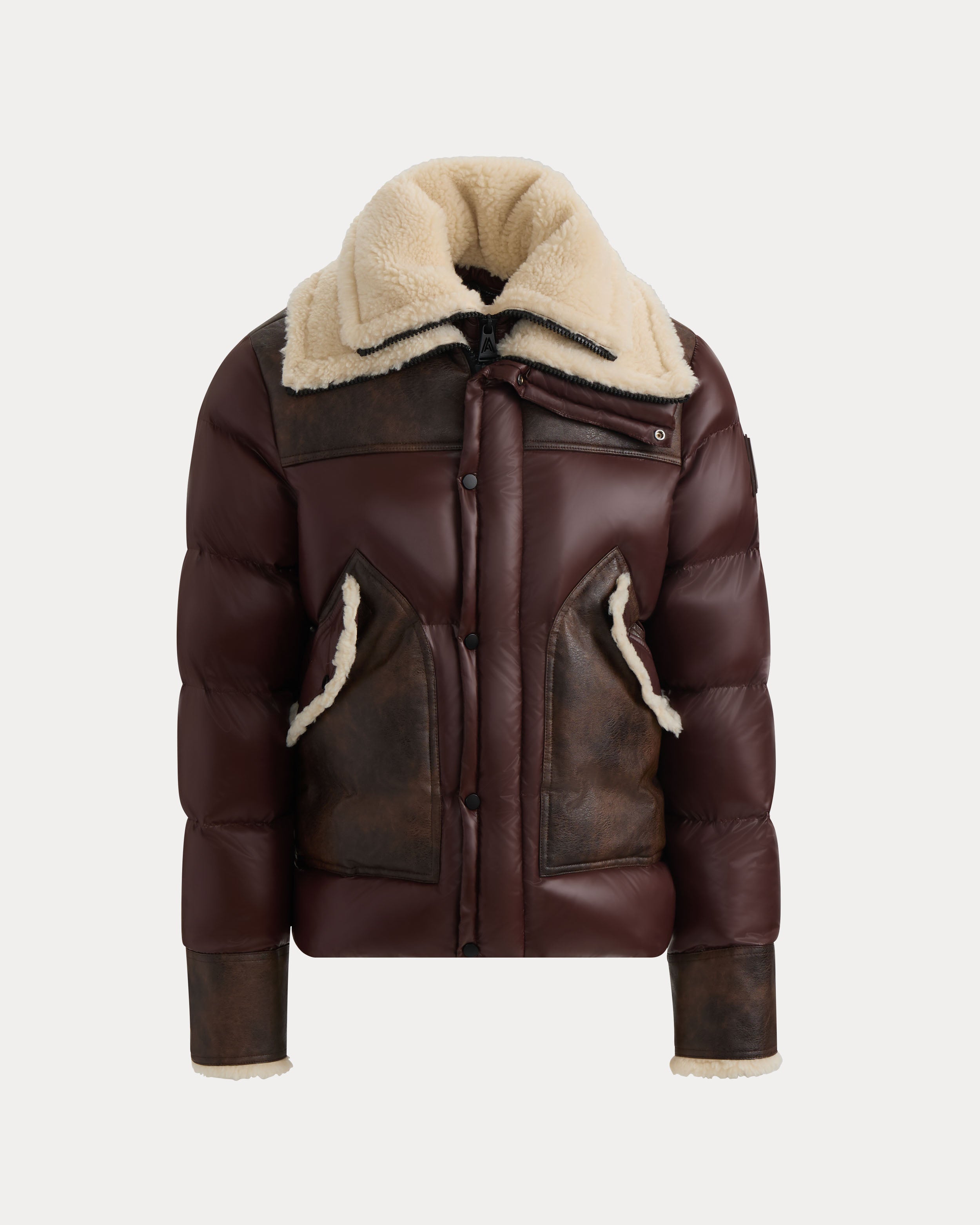 Loriant Unisex Insulated Aviator Puffer