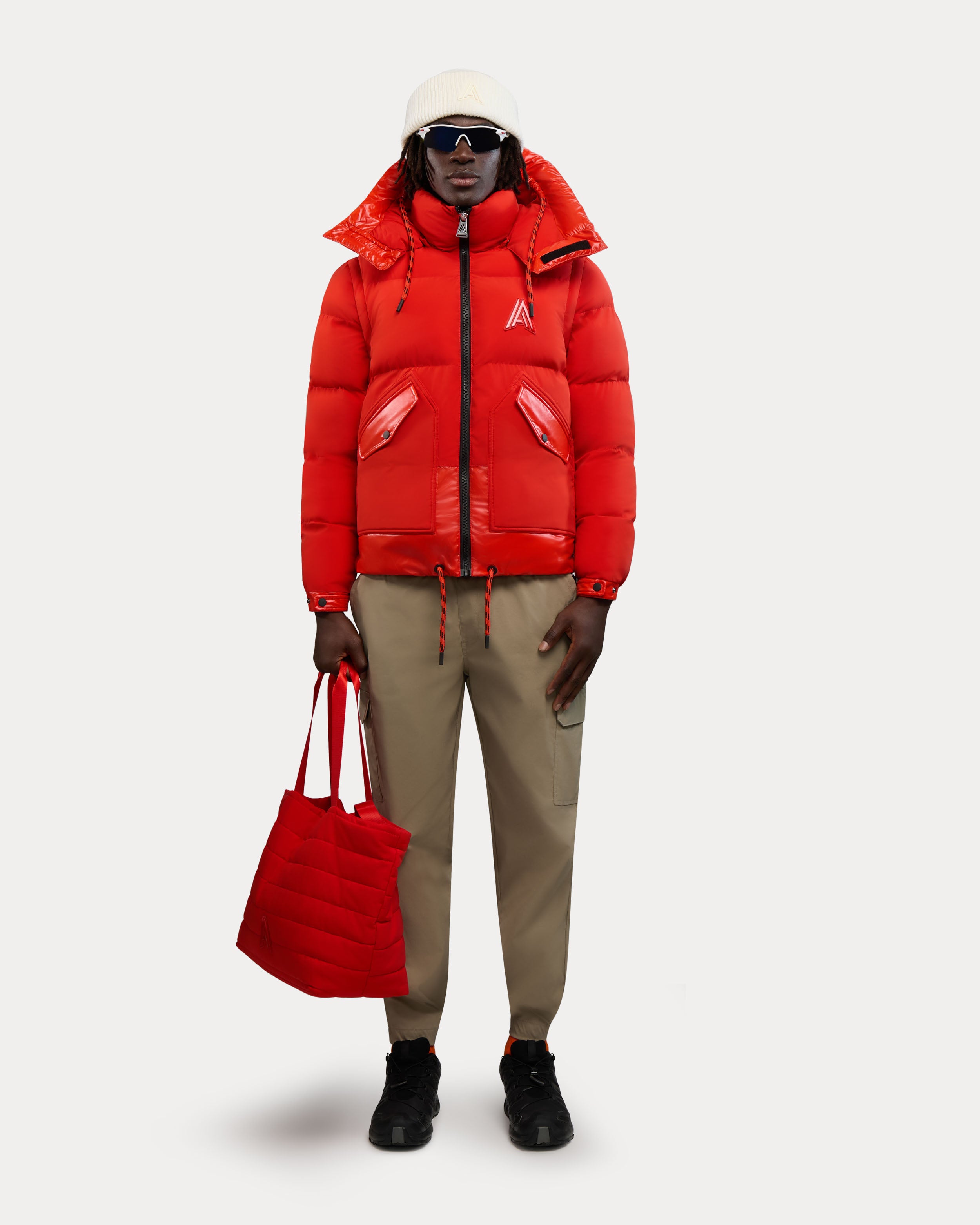 Manteau matelassé 2-en-1 de coupe décontractée unisexe Megeve