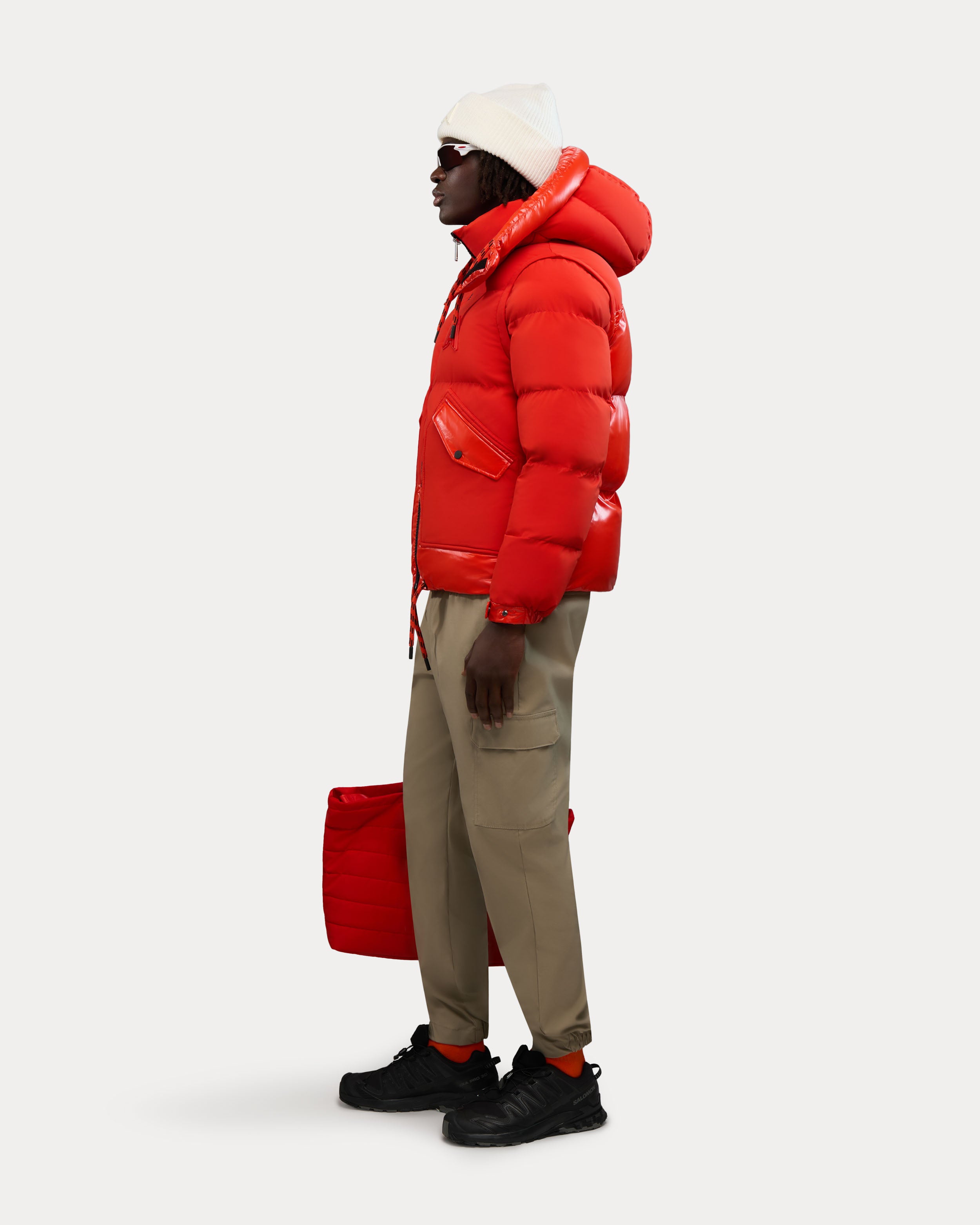 Manteau matelassé 2-en-1 de coupe décontractée unisexe Megeve