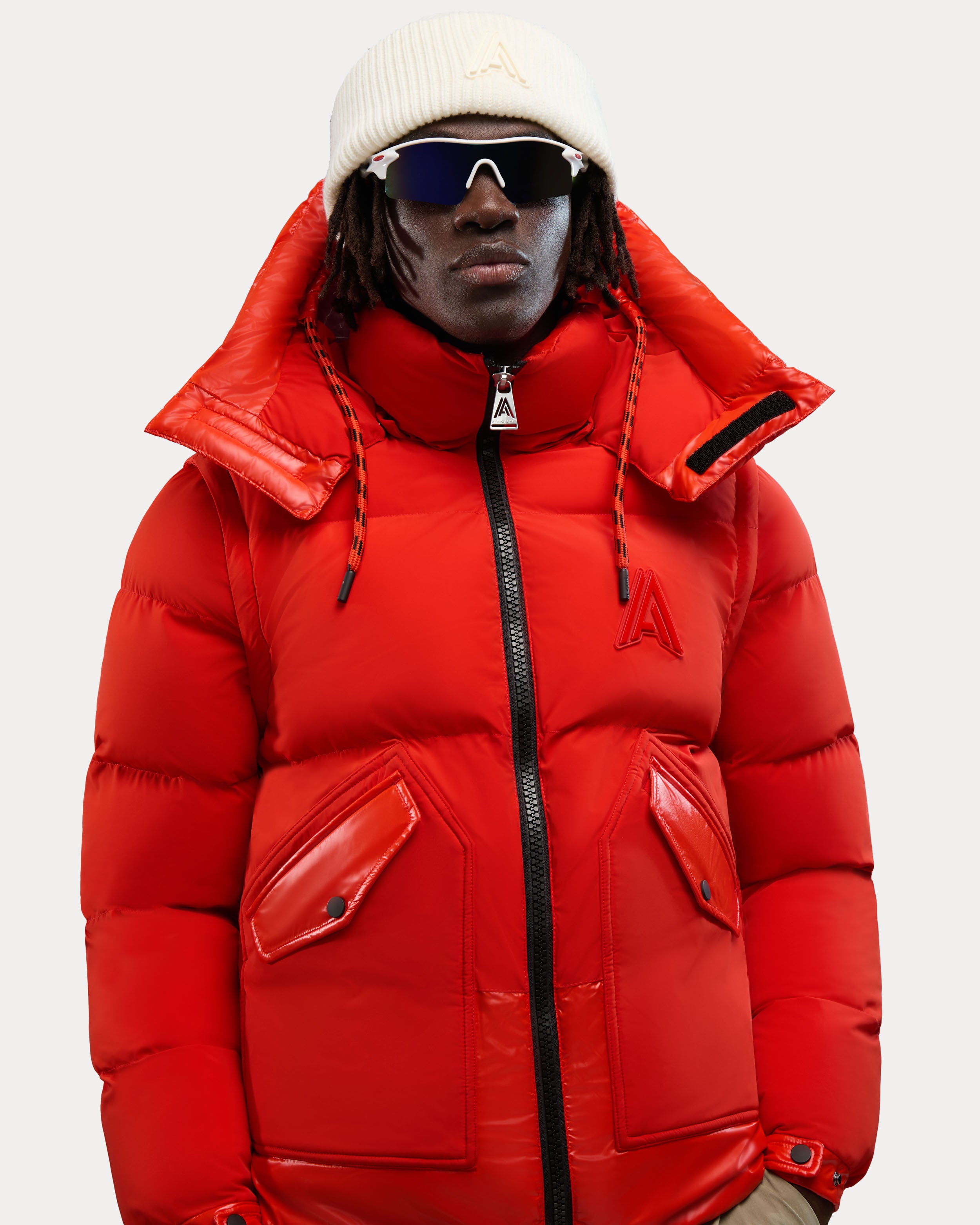 Manteau matelassé 2-en-1 de coupe décontractée unisexe Megeve