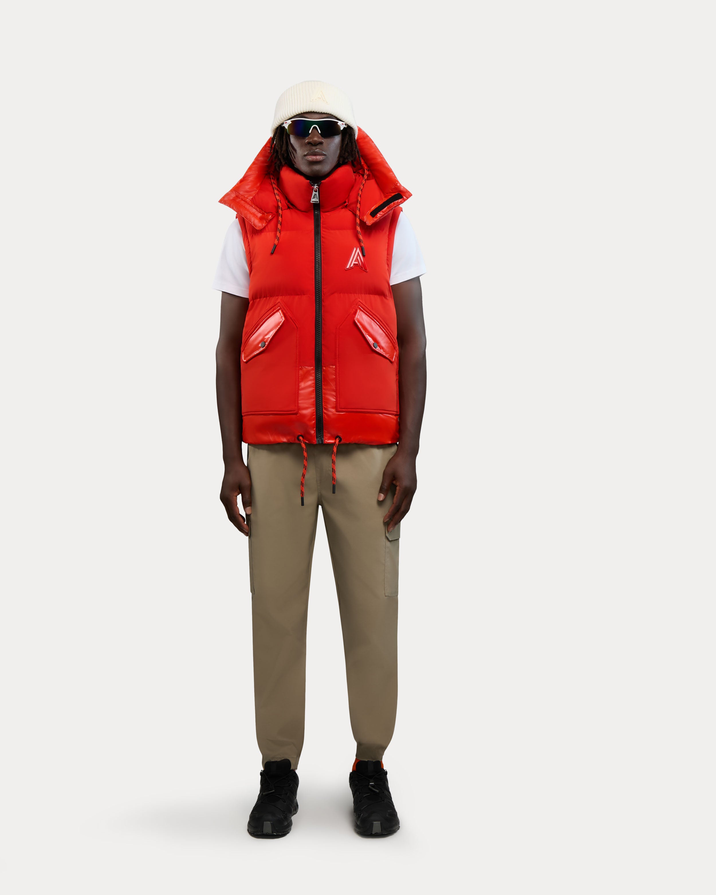 Manteau matelassé 2-en-1 de coupe décontractée unisexe Megeve