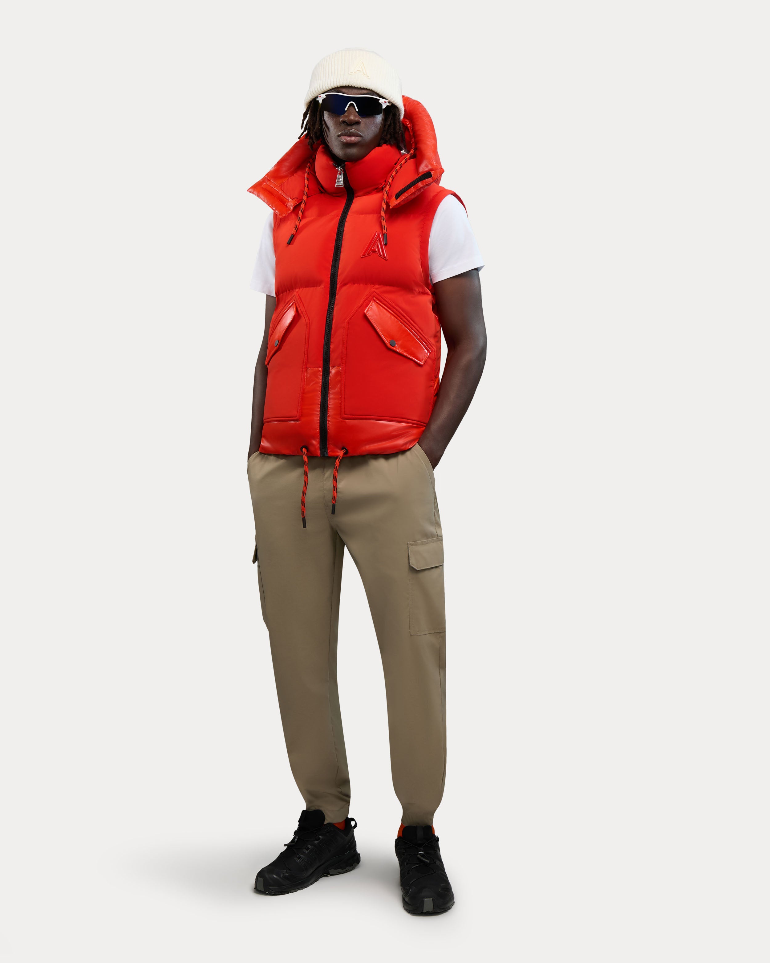 Manteau matelassé 2-en-1 de coupe décontractée unisexe Megeve
