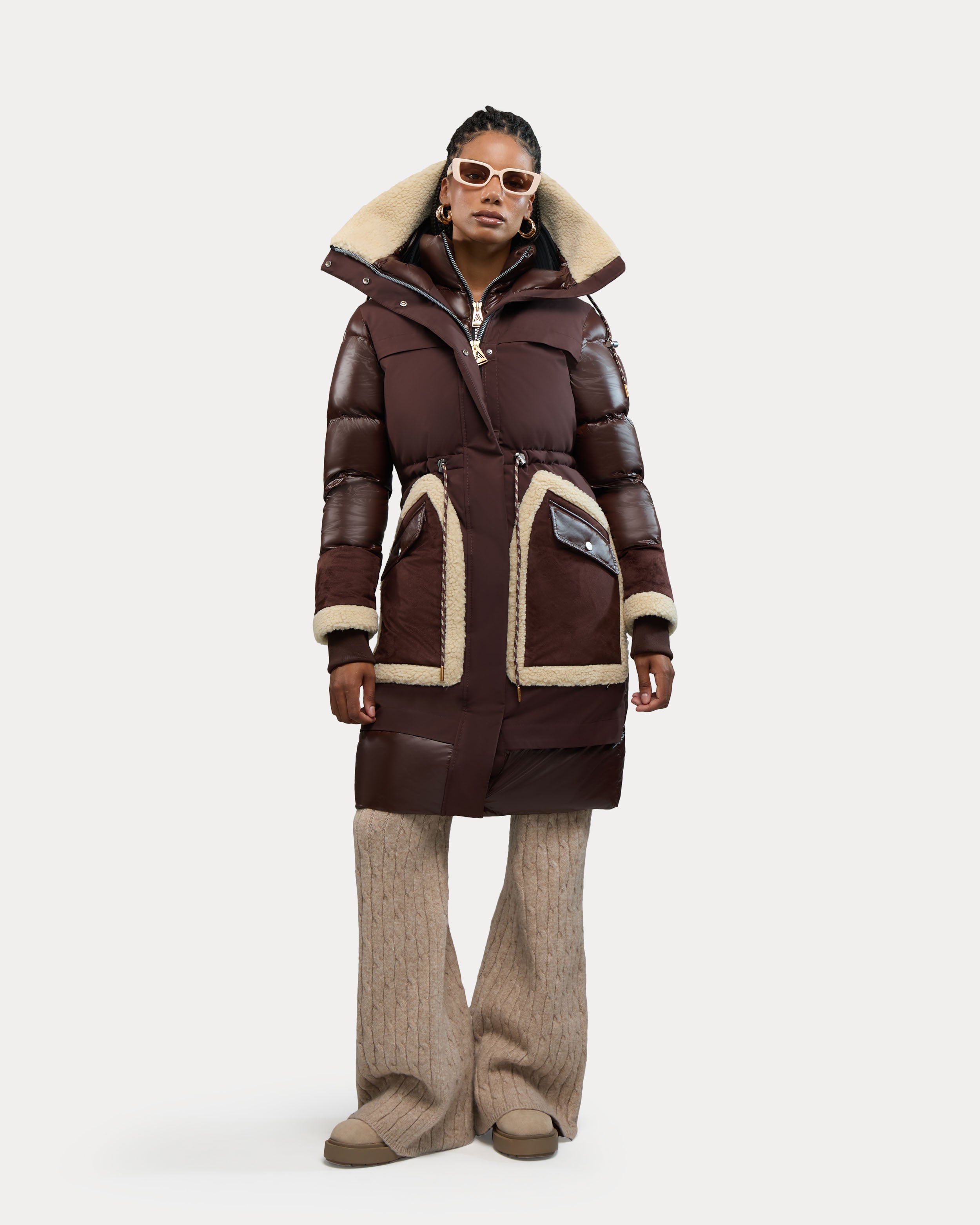 Malet Mixed Media Winter Parka