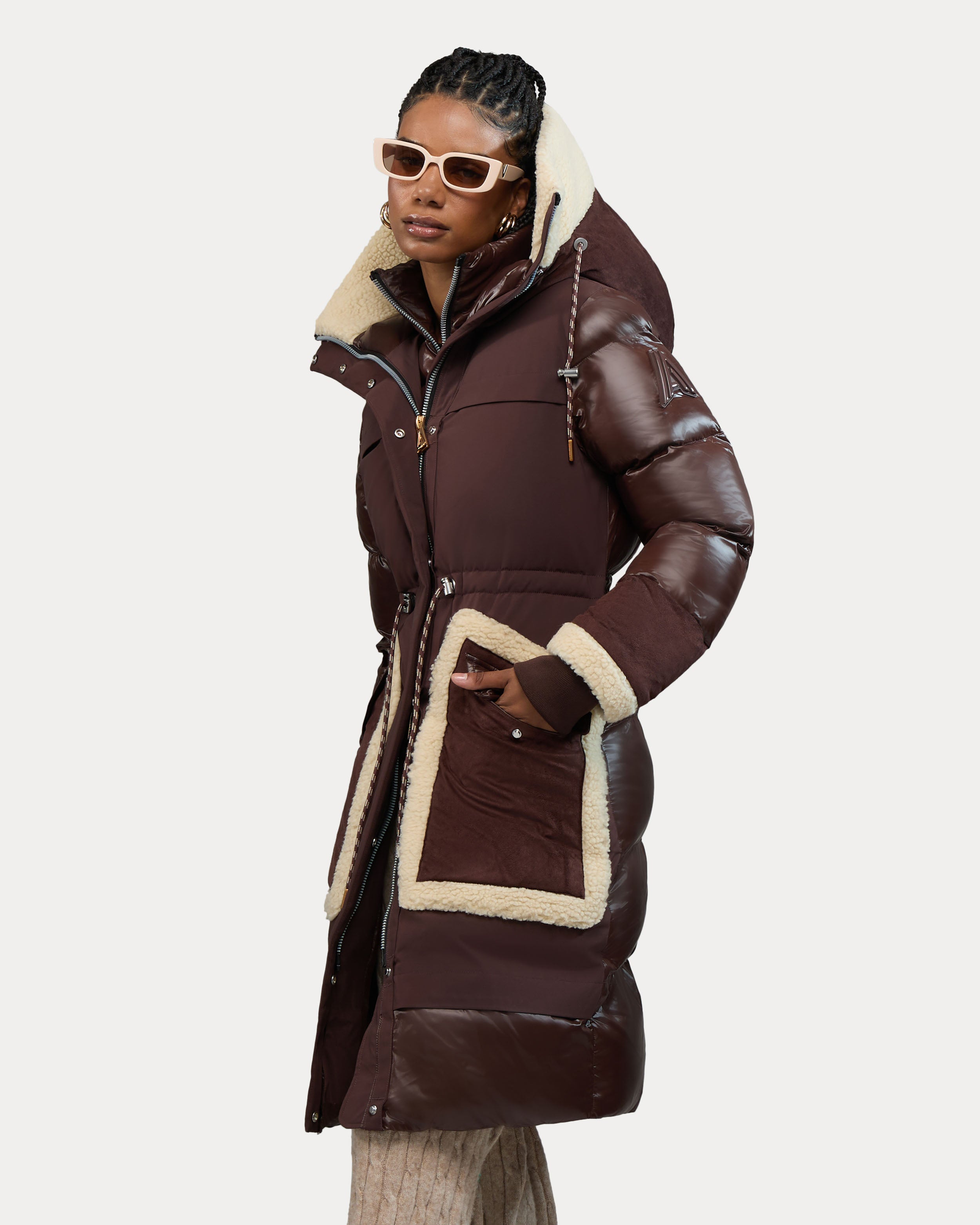 Malet Mixed Media Winter Parka