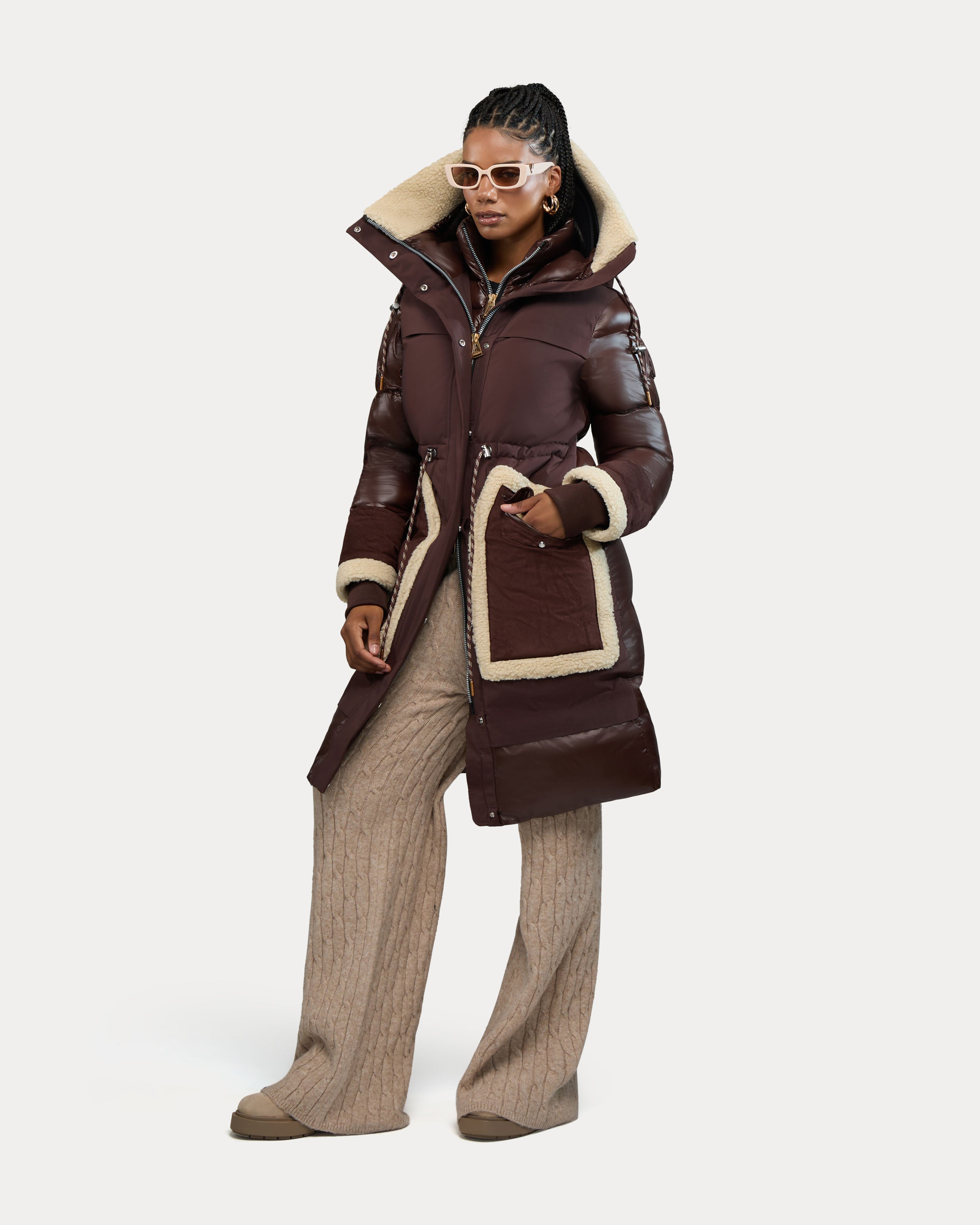 Malet Mixed Media Winter Parka