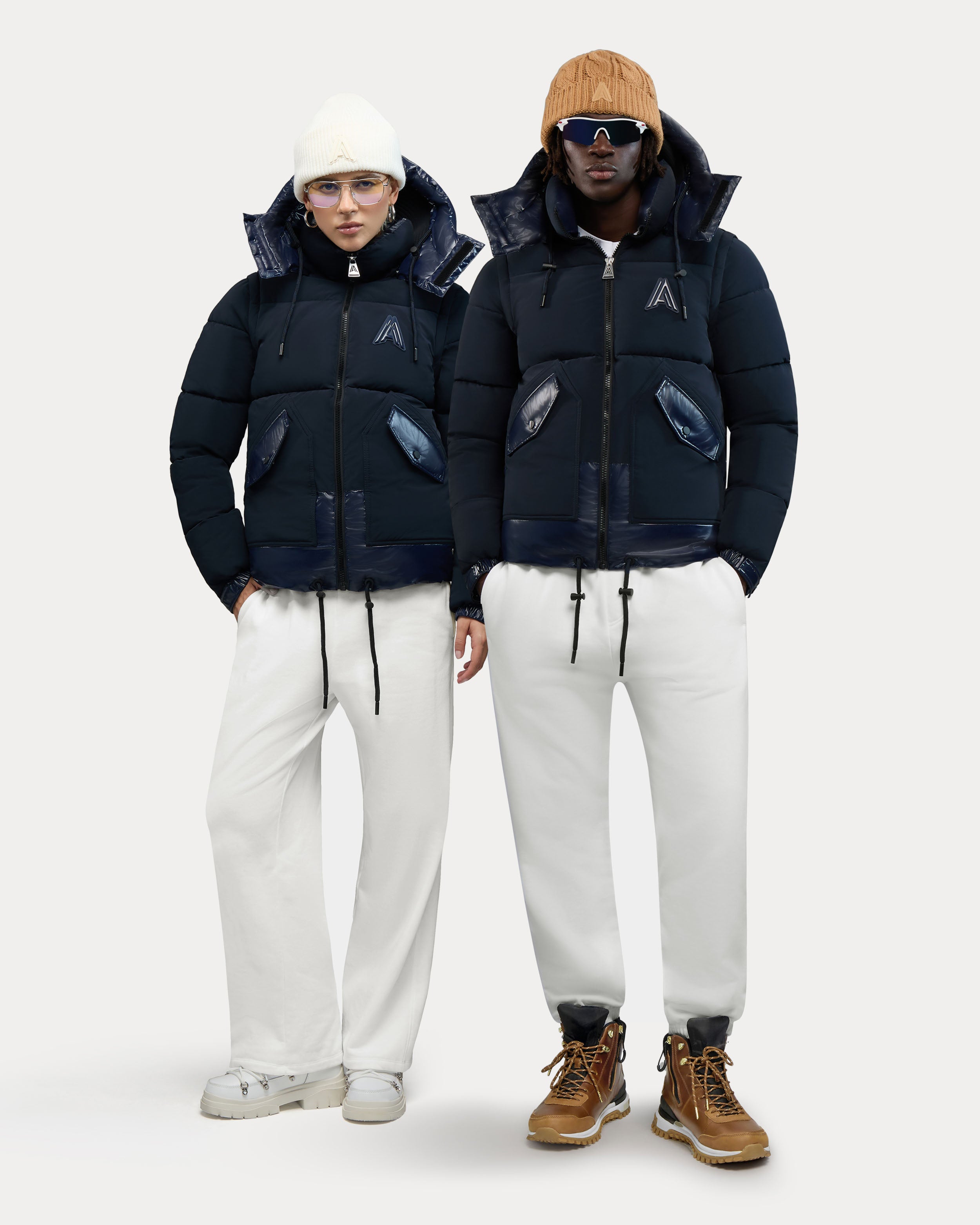 Megeve Unisex 2-In-1 Relaxed Fit Puffer