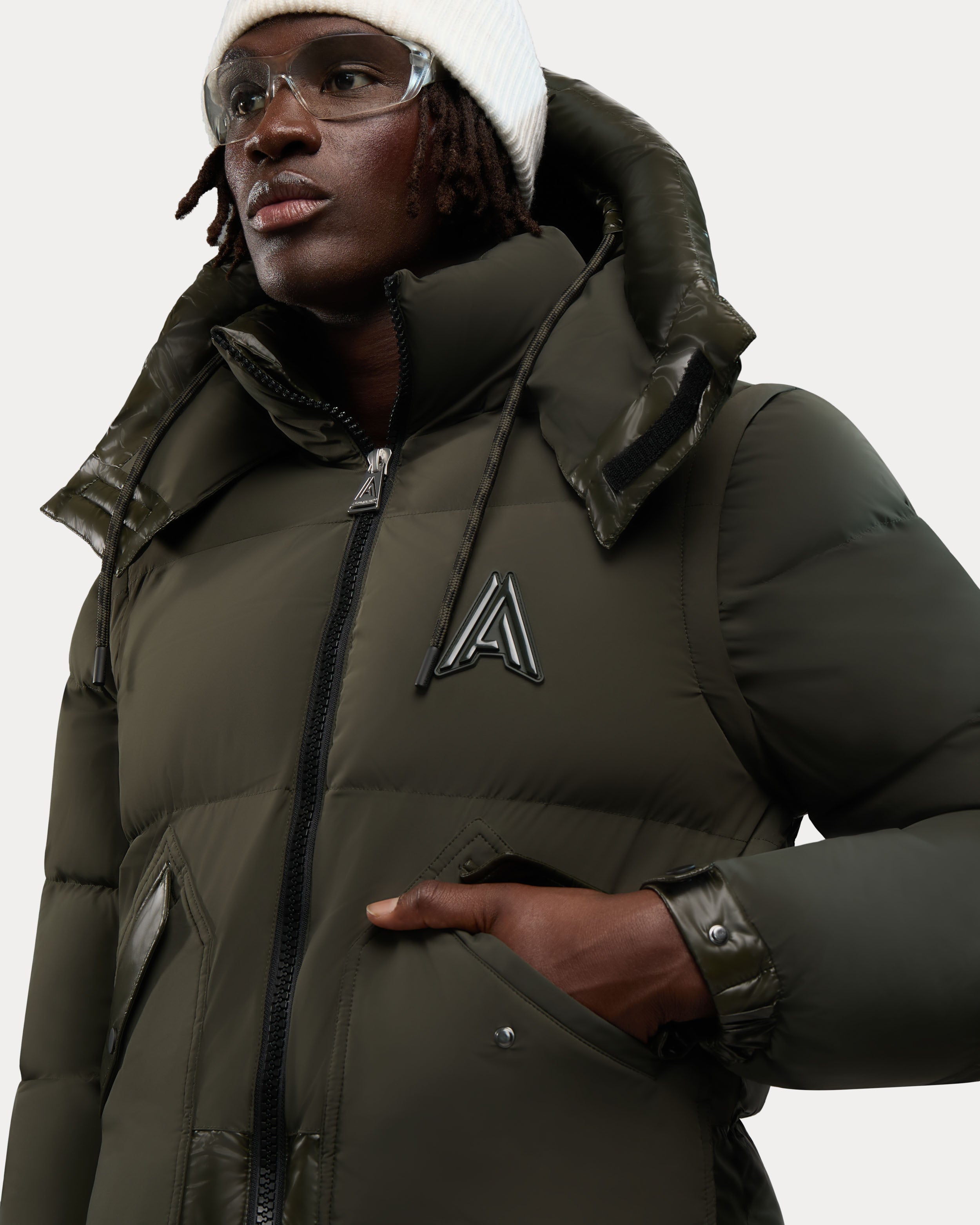 Megeve Unisex 2-In-1 Relaxed Fit Puffer
